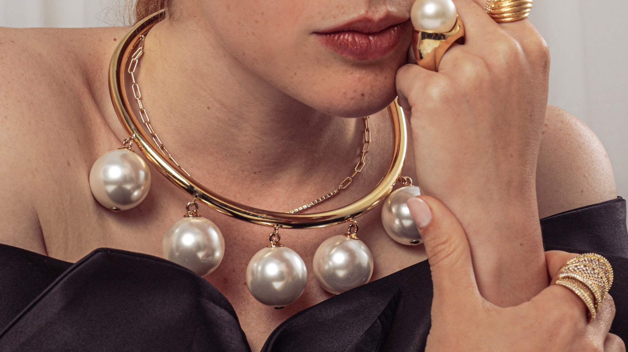 Perlas de gran tamaño - Piedra de Toque