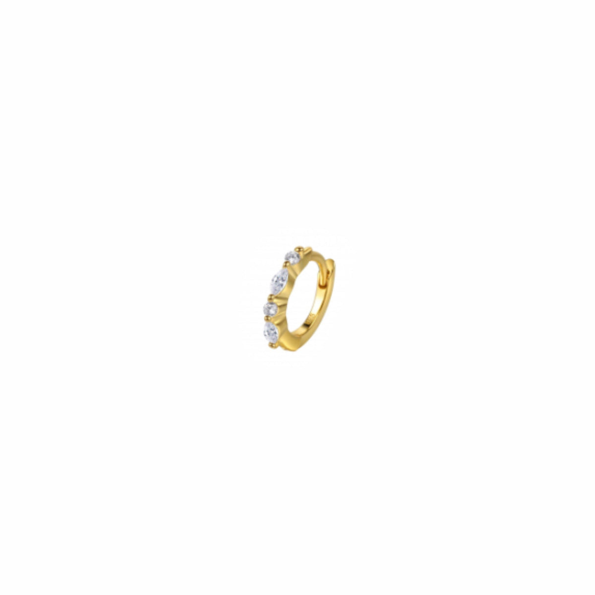 Aro Mini Marquise Oro - Piedra de Toque