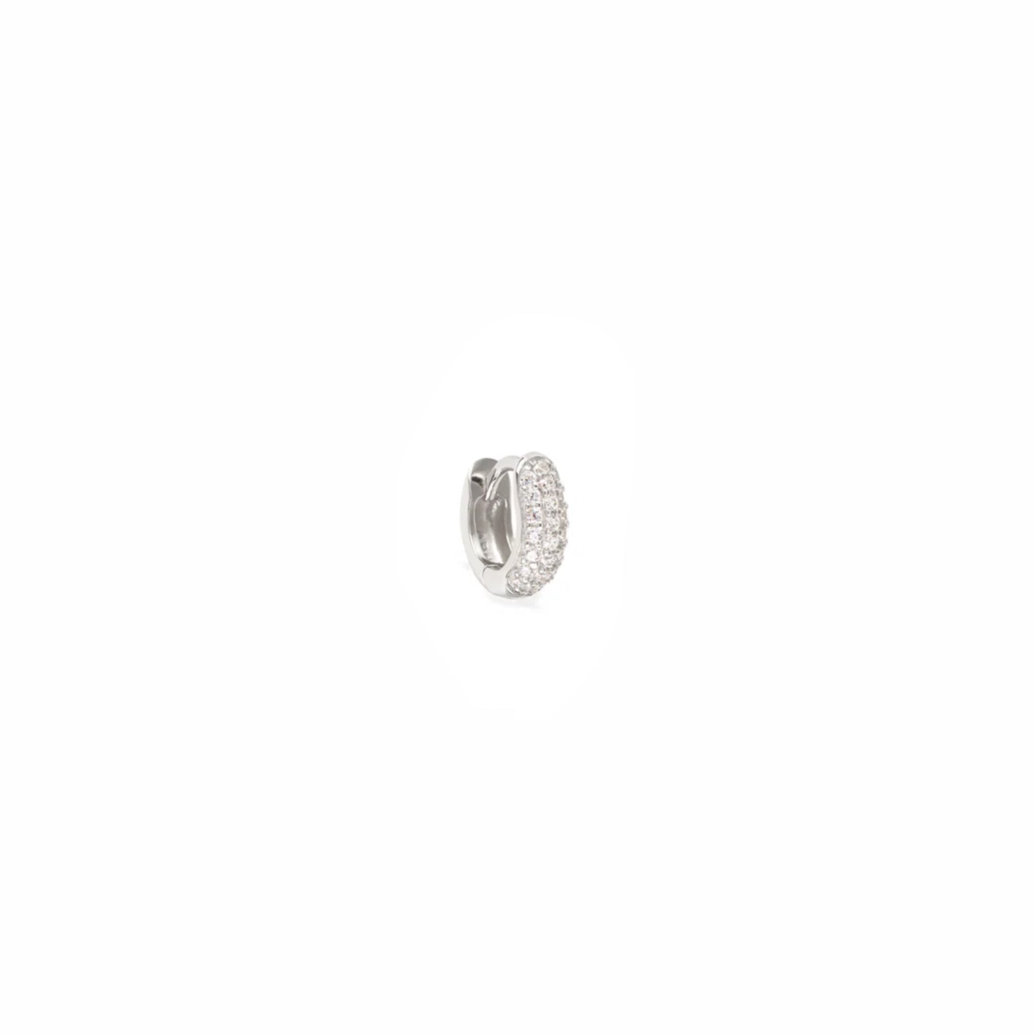 Aro Mini Pavé de Circonitas Plata - Piedra de Toque