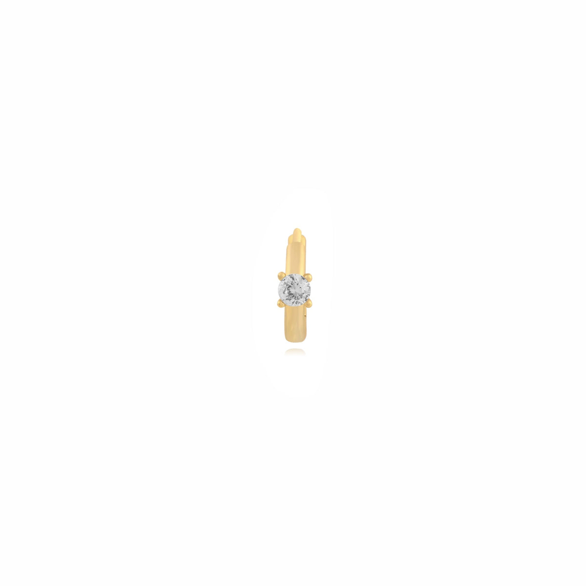 Aro Mini Solitario Oro - Piedra de Toque