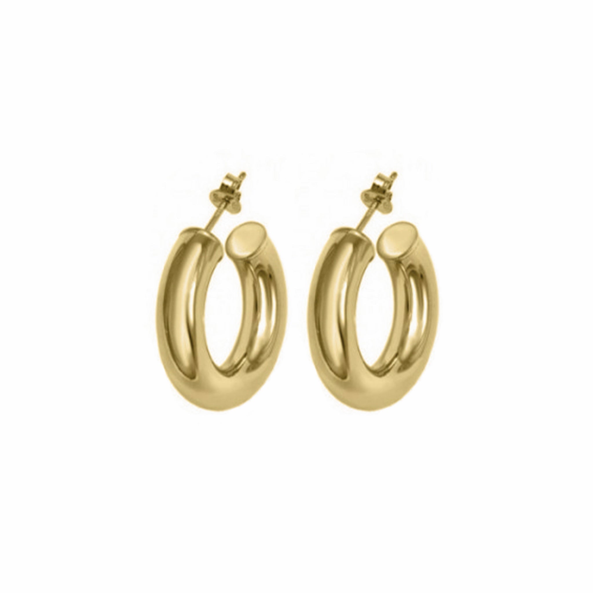 Aros Chunky Oro - Piedra de Toque