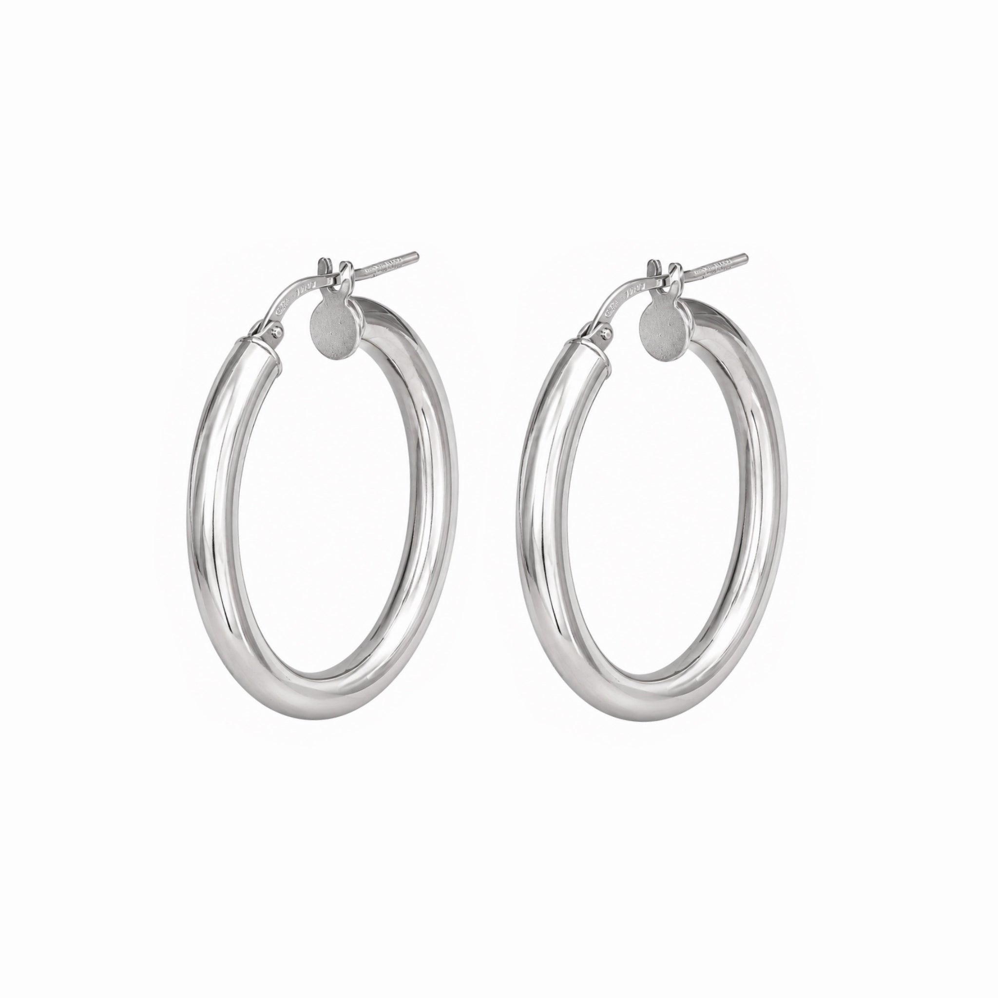 Aros Ovalados Plata - Piedra de Toque