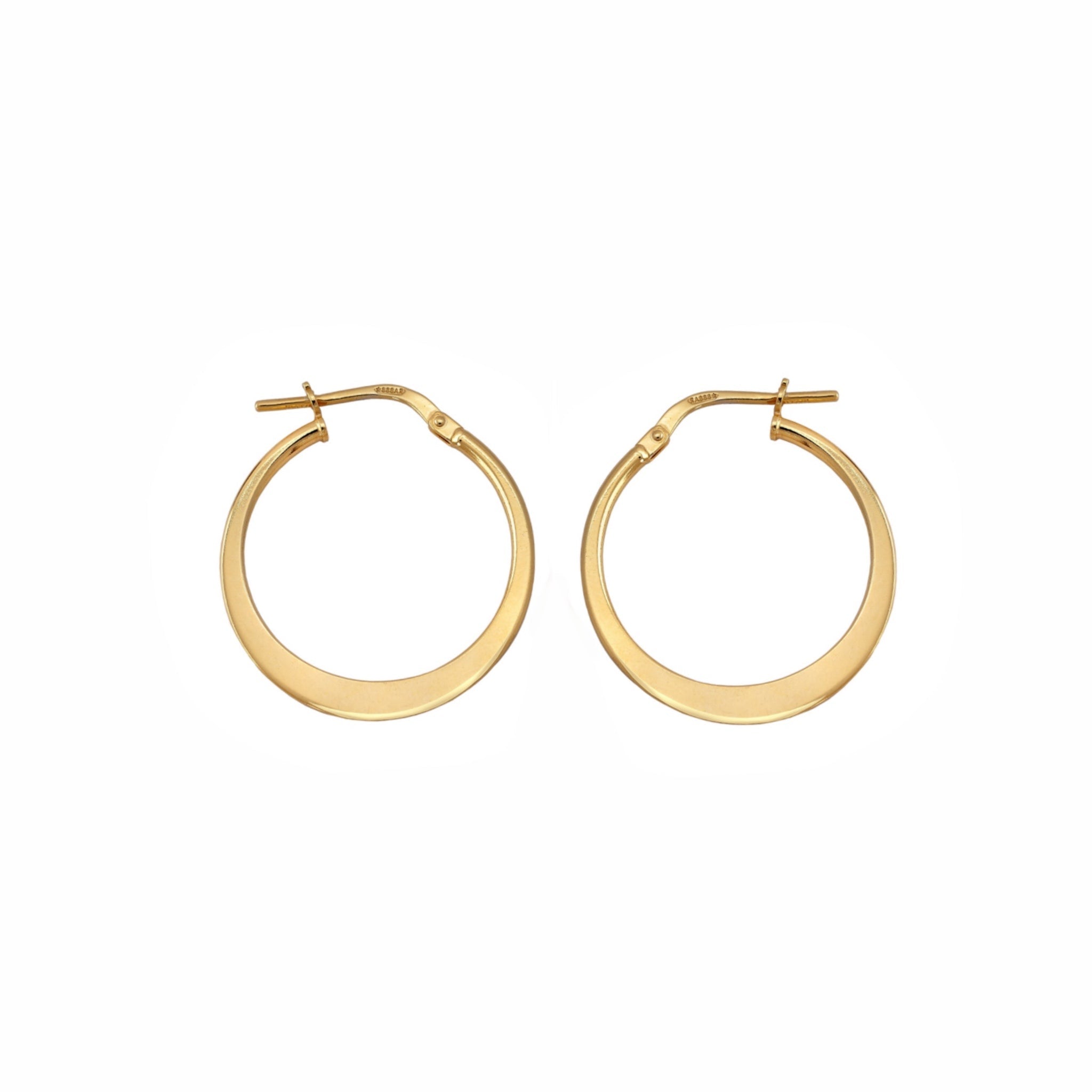 Aros Planos Oro - Piedra de Toque