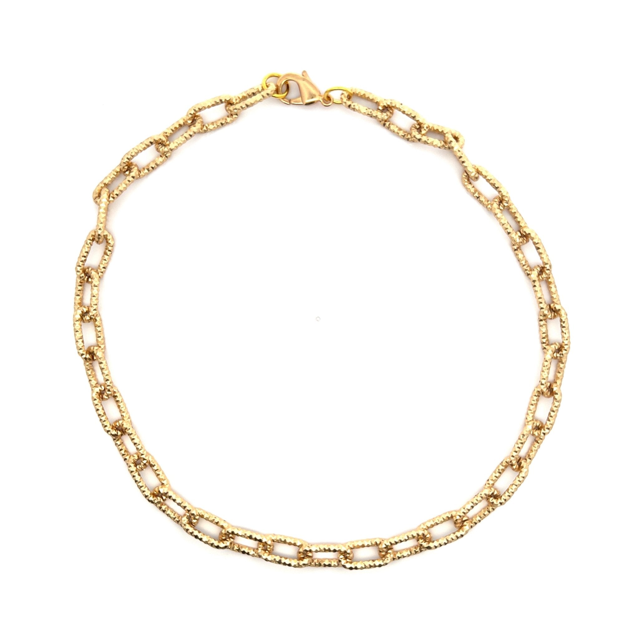 Collar Cadena Diamantada Alargada - Piedra de Toque