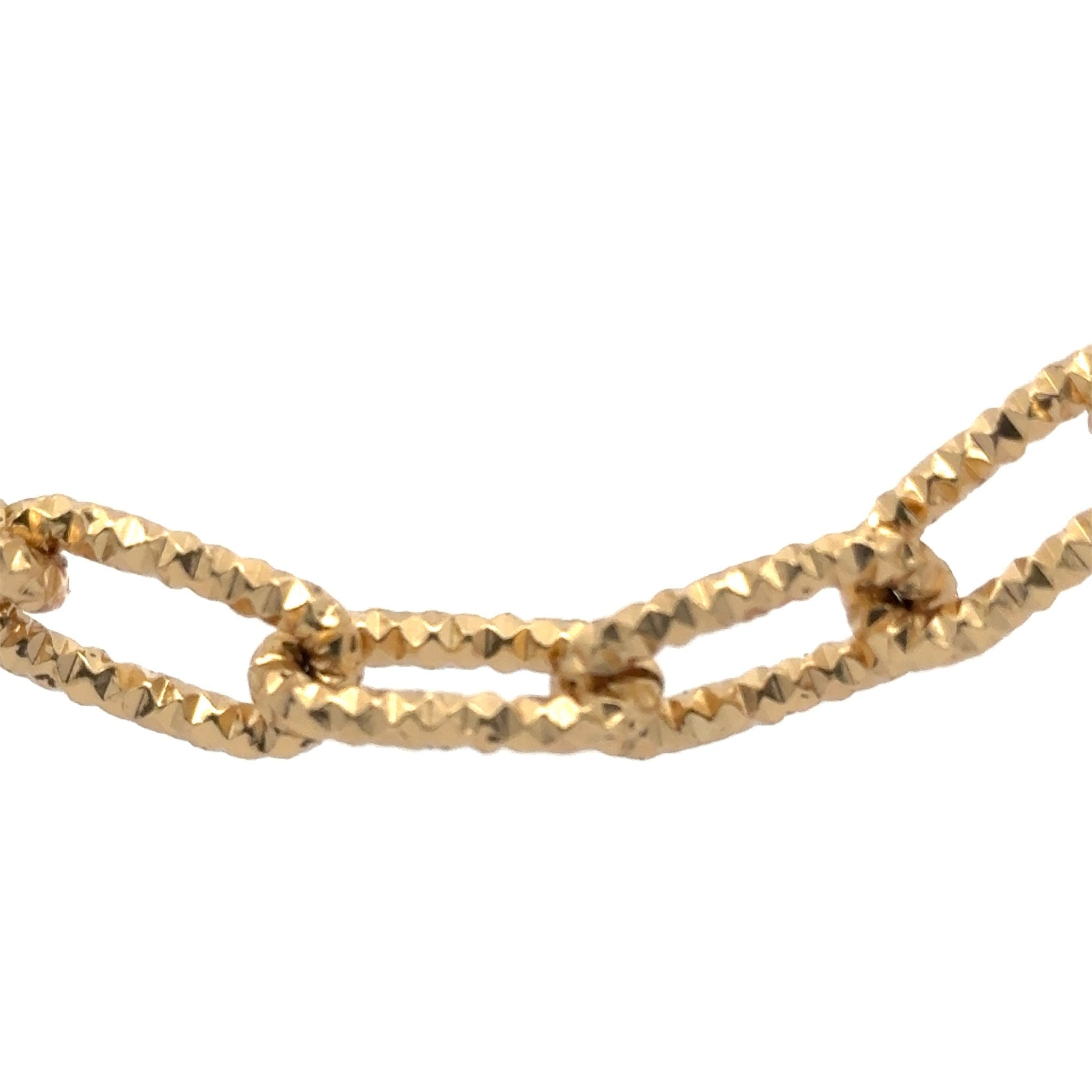 Collar Cadena Diamantada Alargada - Piedra de Toque