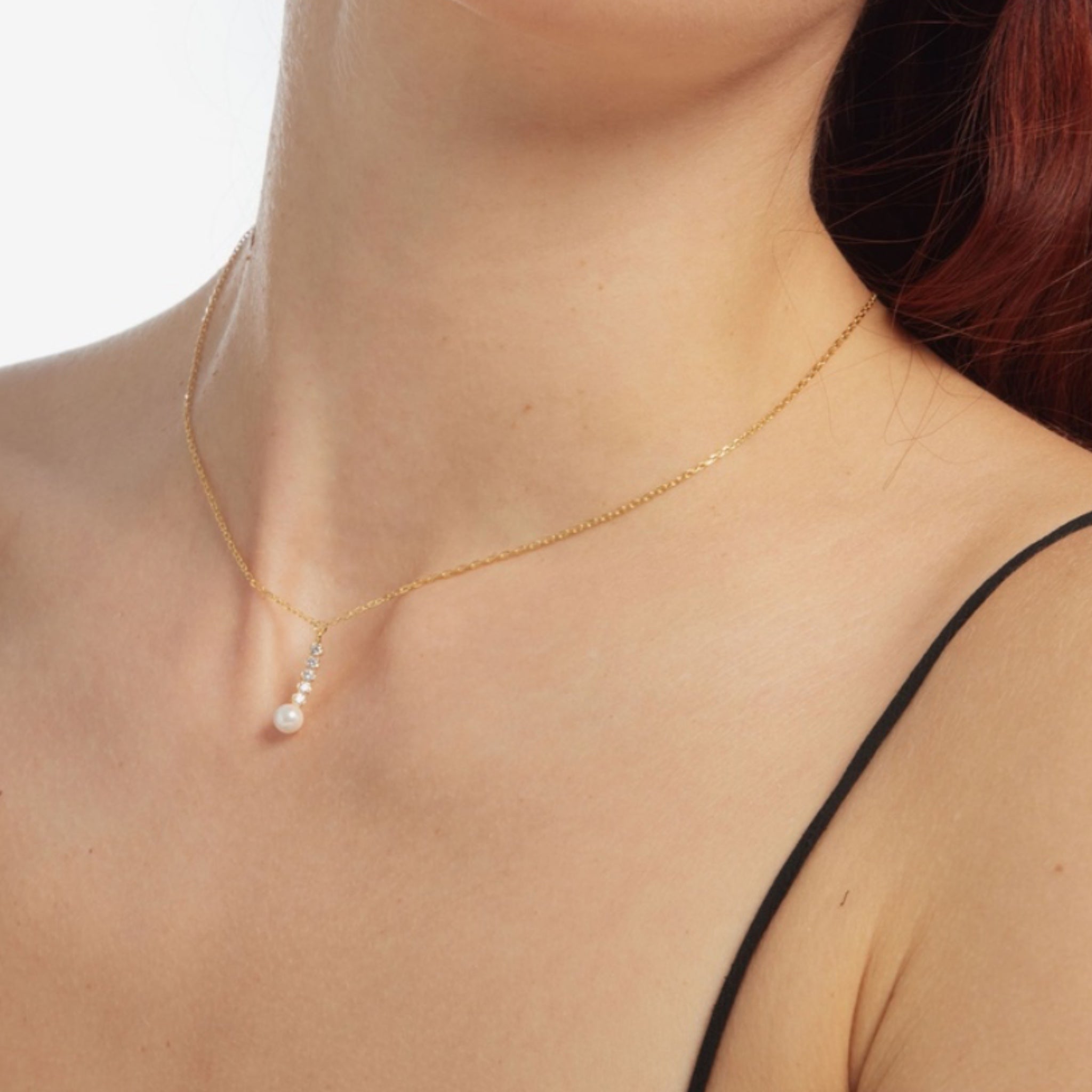 Collar Cascada Perla - Piedra de Toque