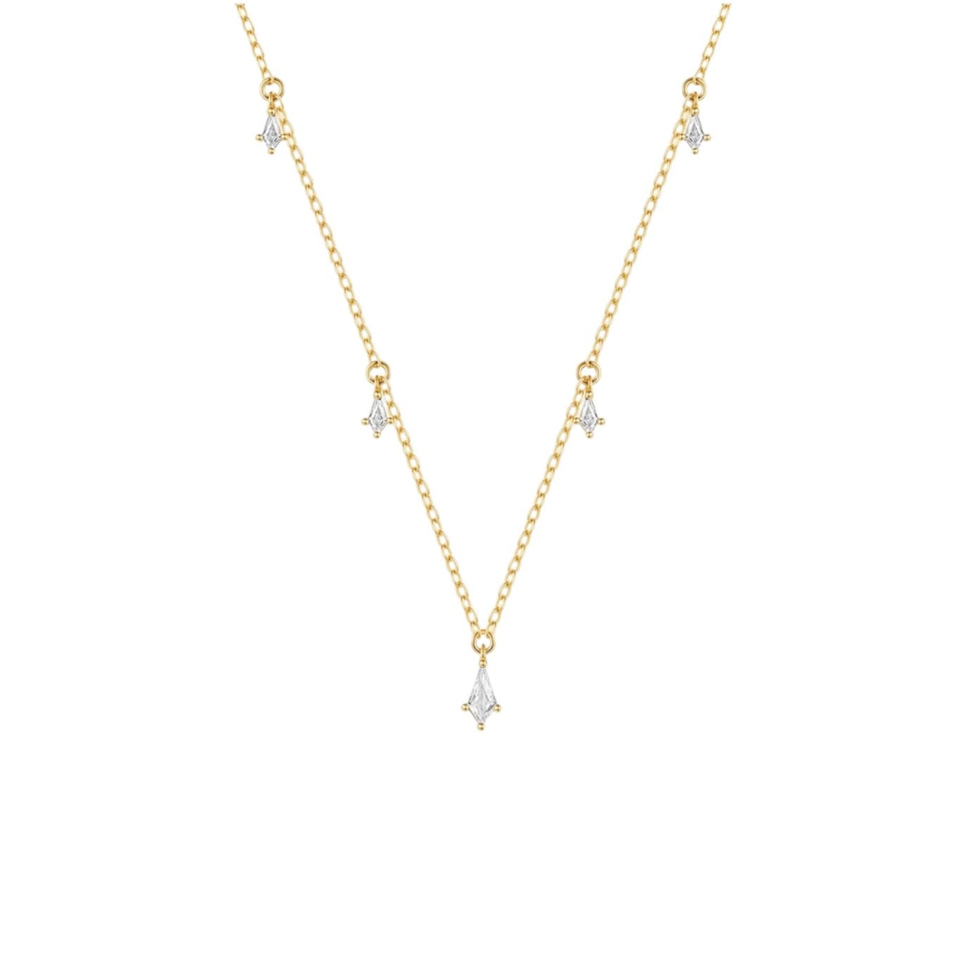 Collar Cinco Marquise - Piedra de Toque