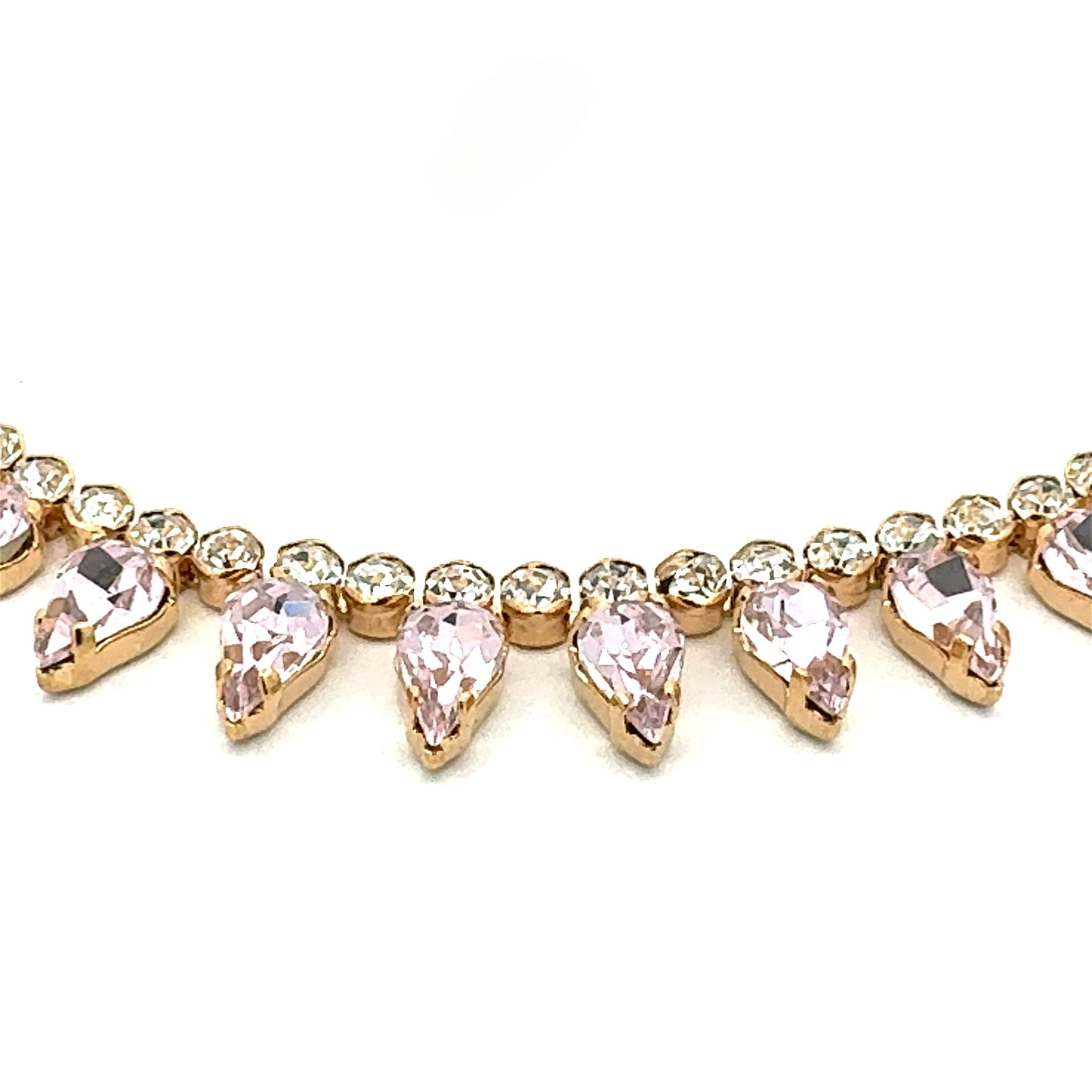 Collar Gotas Rosadas - Piedra de Toque