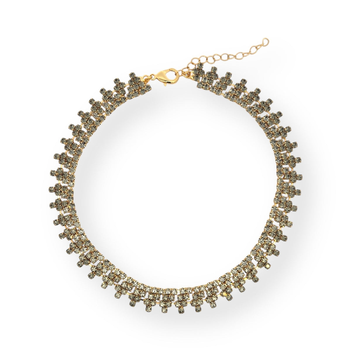 Collar Grisaille Diamante Negro - Piedra de Toque