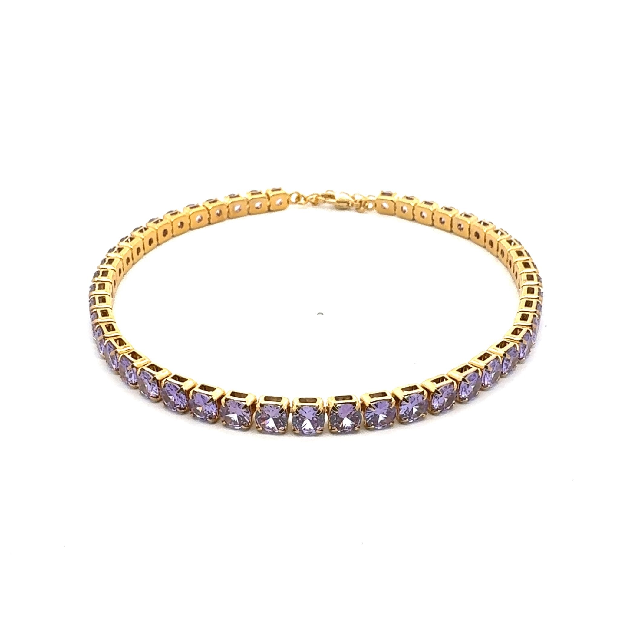 Collar Riviere Grande Morado - Piedra de Toque