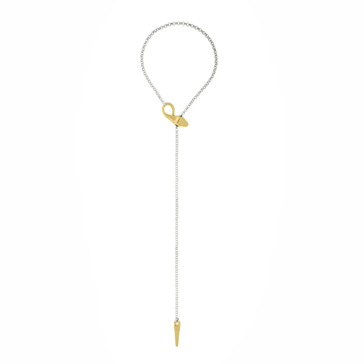 Collar Serpiente Lariat - Piedra de Toque