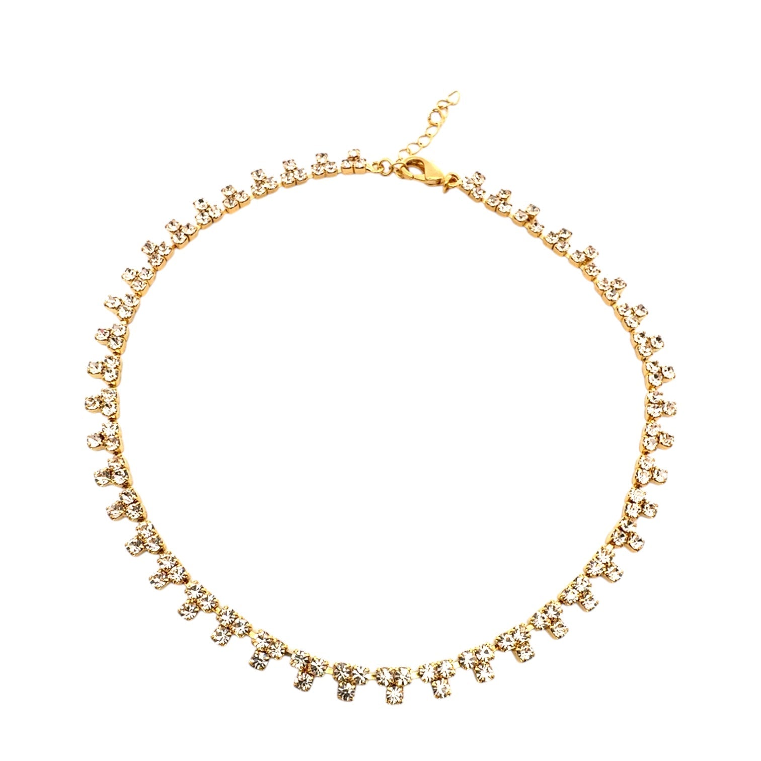 Collar Triángulos Blancos - Piedra de Toque