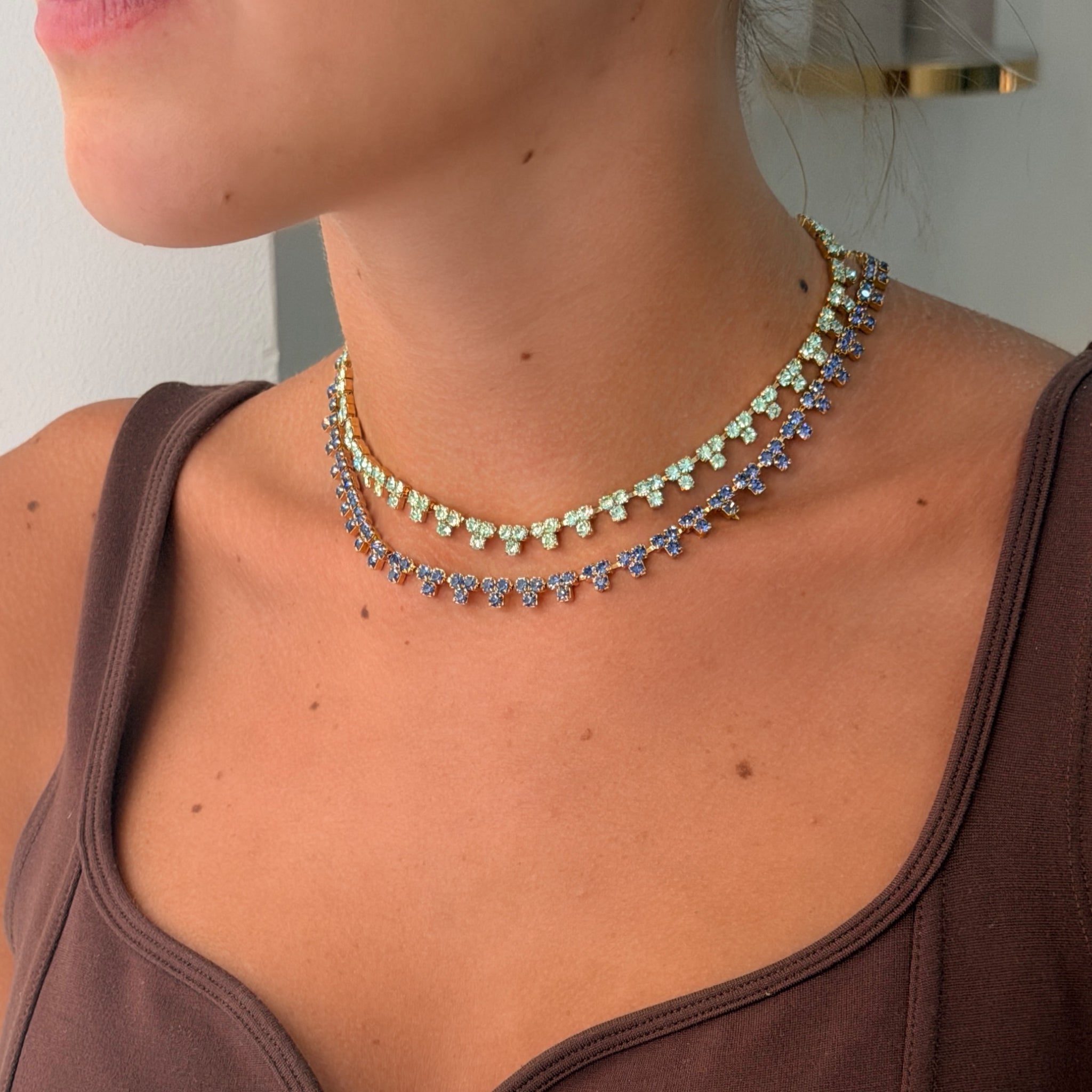 Collar Triángulos Tanzanita - Piedra de Toque