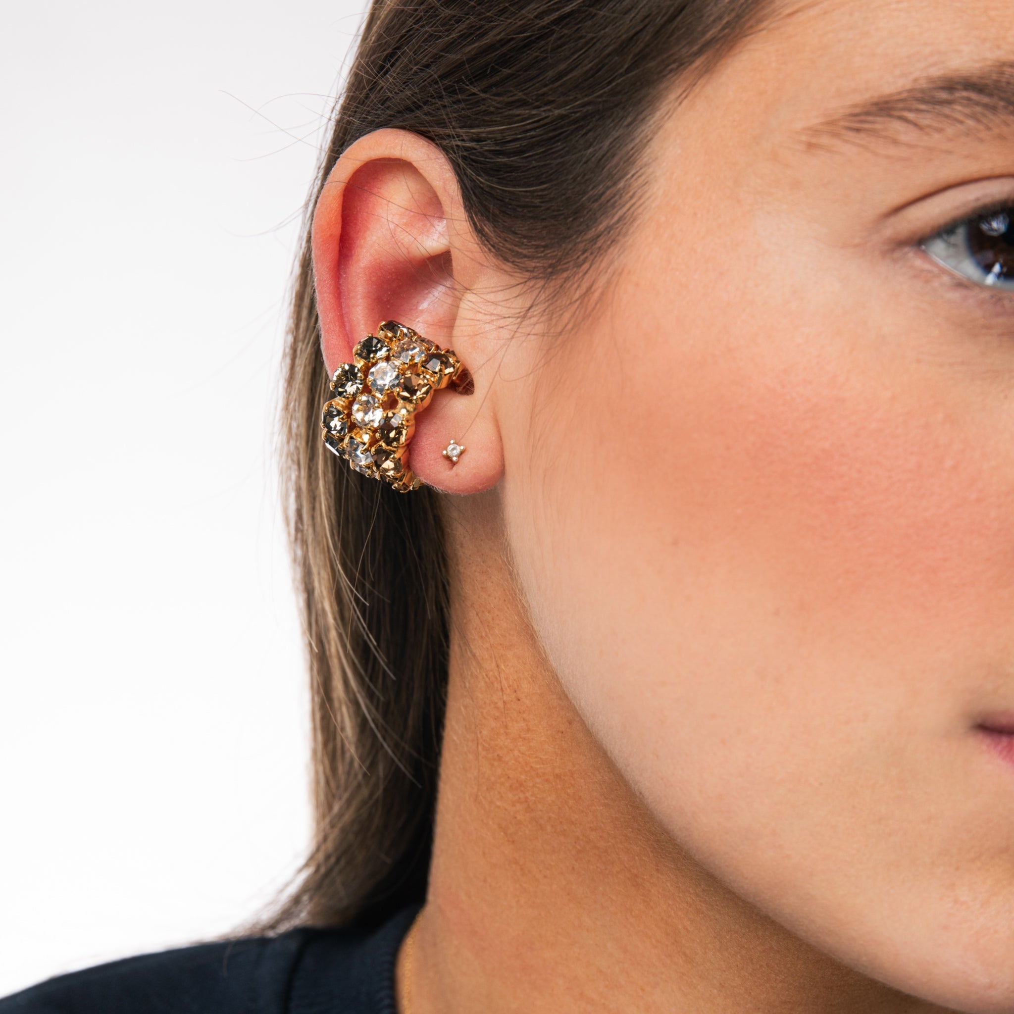 Ear Cuff Aguamarina - Piedra de Toque