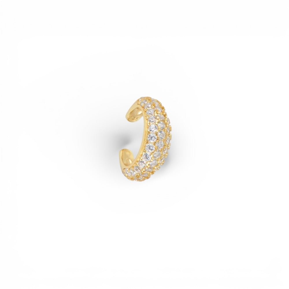 Ear Cuff Brillo Oro - Piedra de Toque