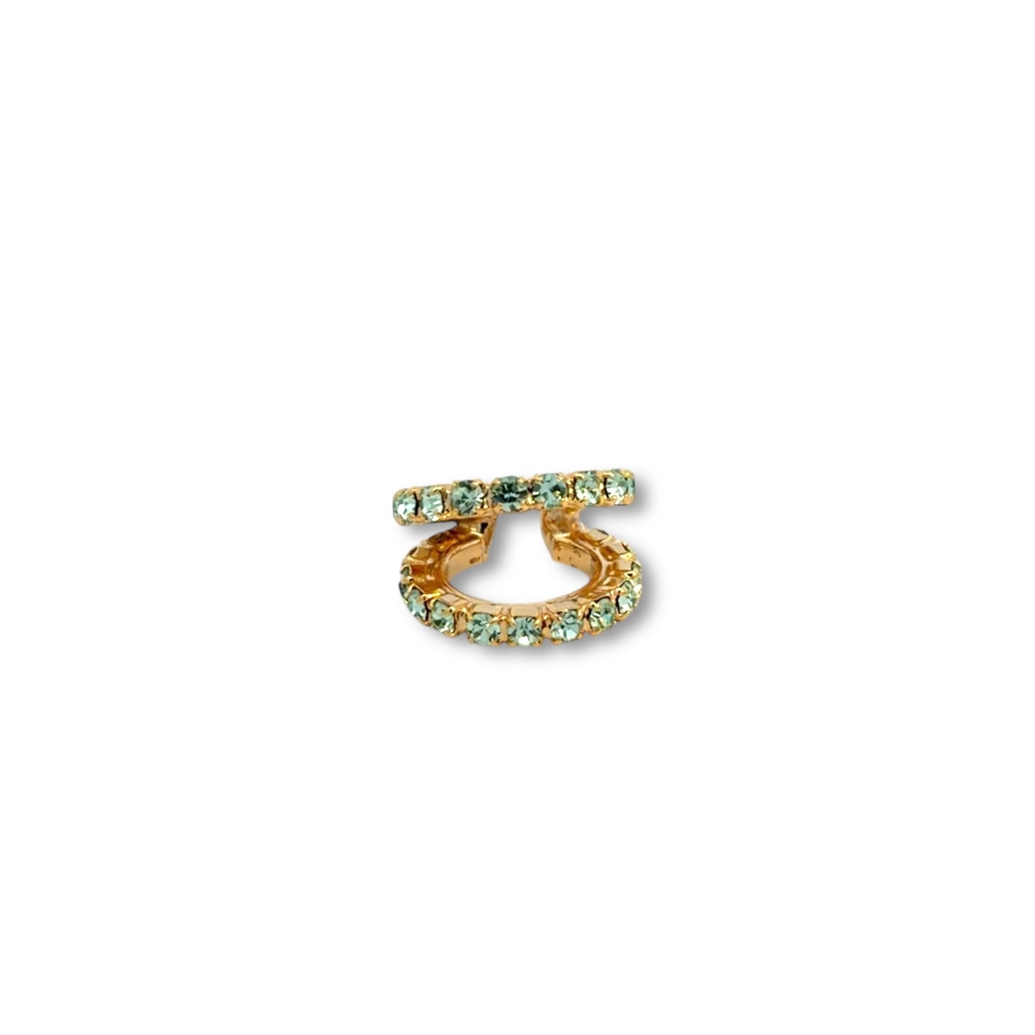 Ear Cuff Doble Crisolito - Piedra de Toque