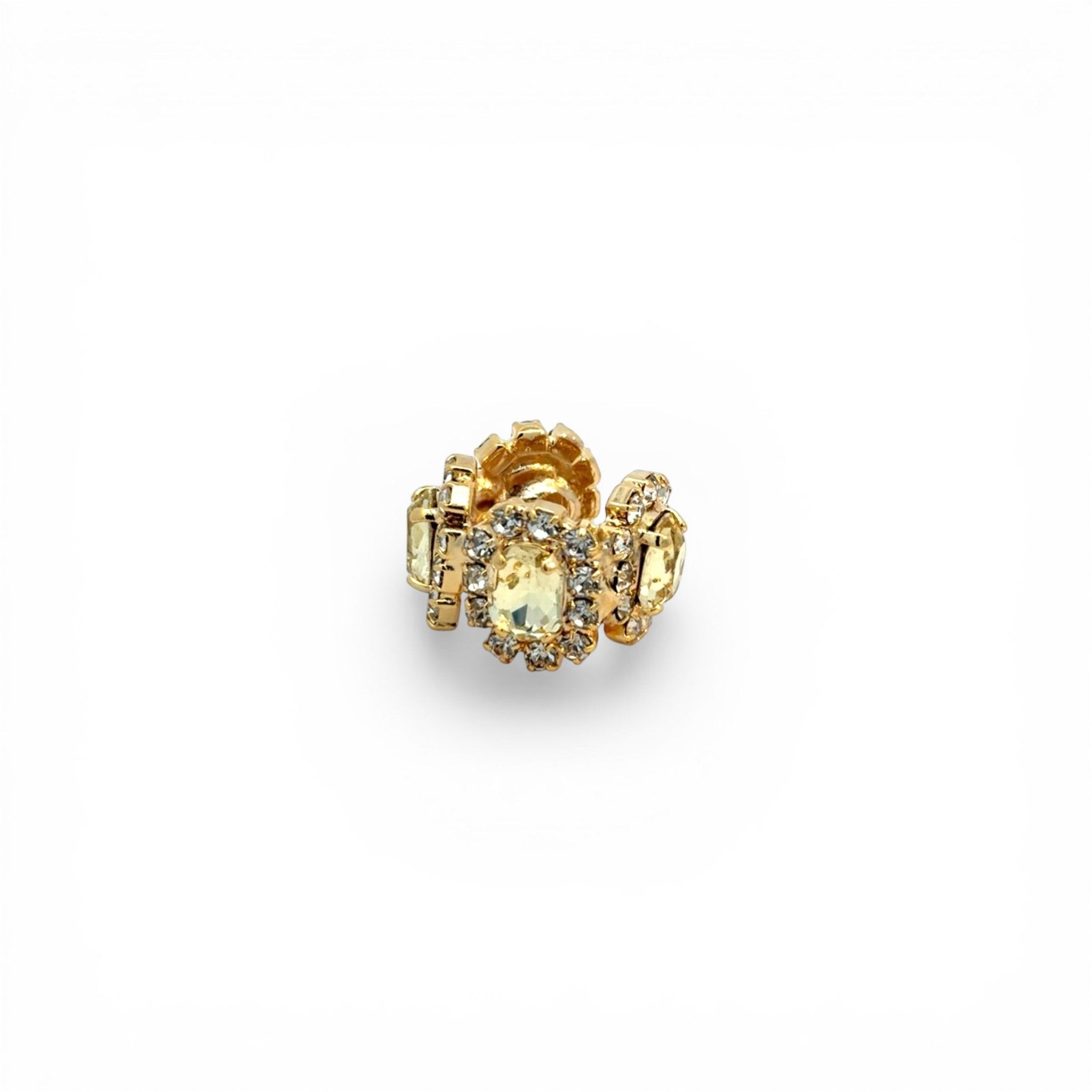 Ear Cuff Doble Óvalos Jonquil - Piedra de Toque