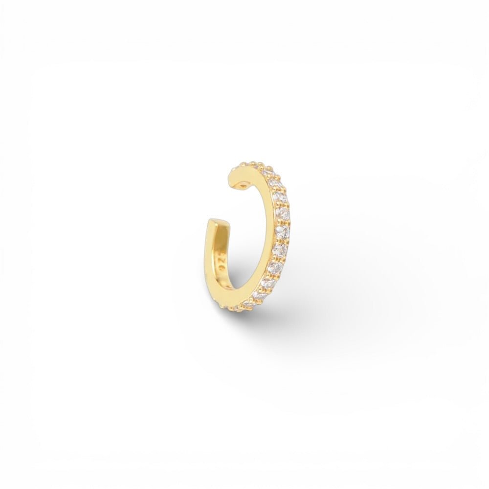 Ear Cuff Línea Brillante Oro - Piedra de Toque