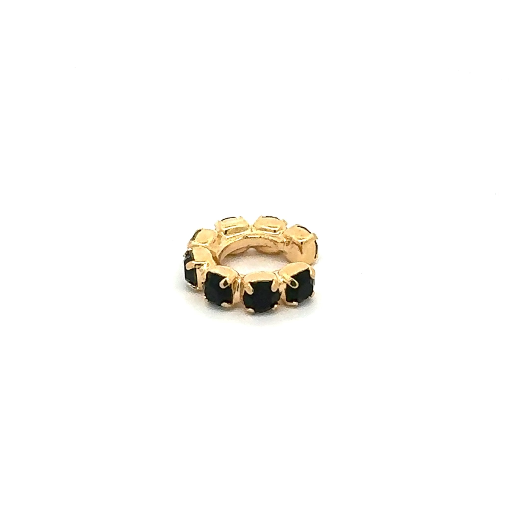 Ear Cuff Negro - Piedra de Toque