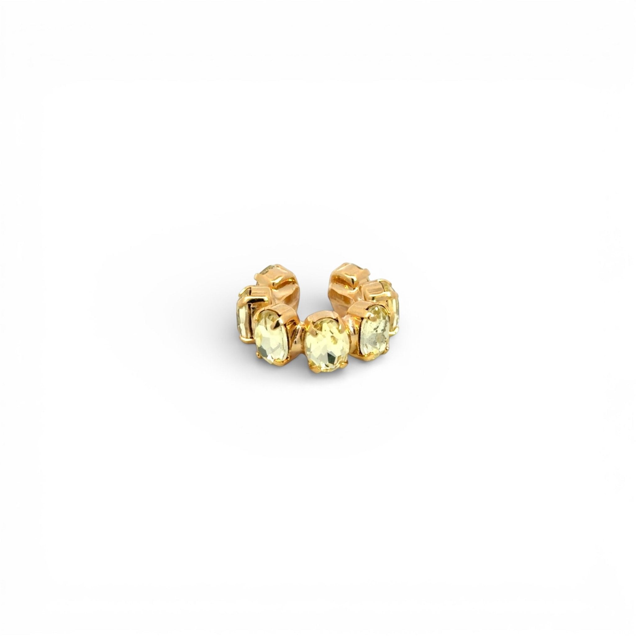 Ear Cuff Óvalos Jonquil - Piedra de Toque