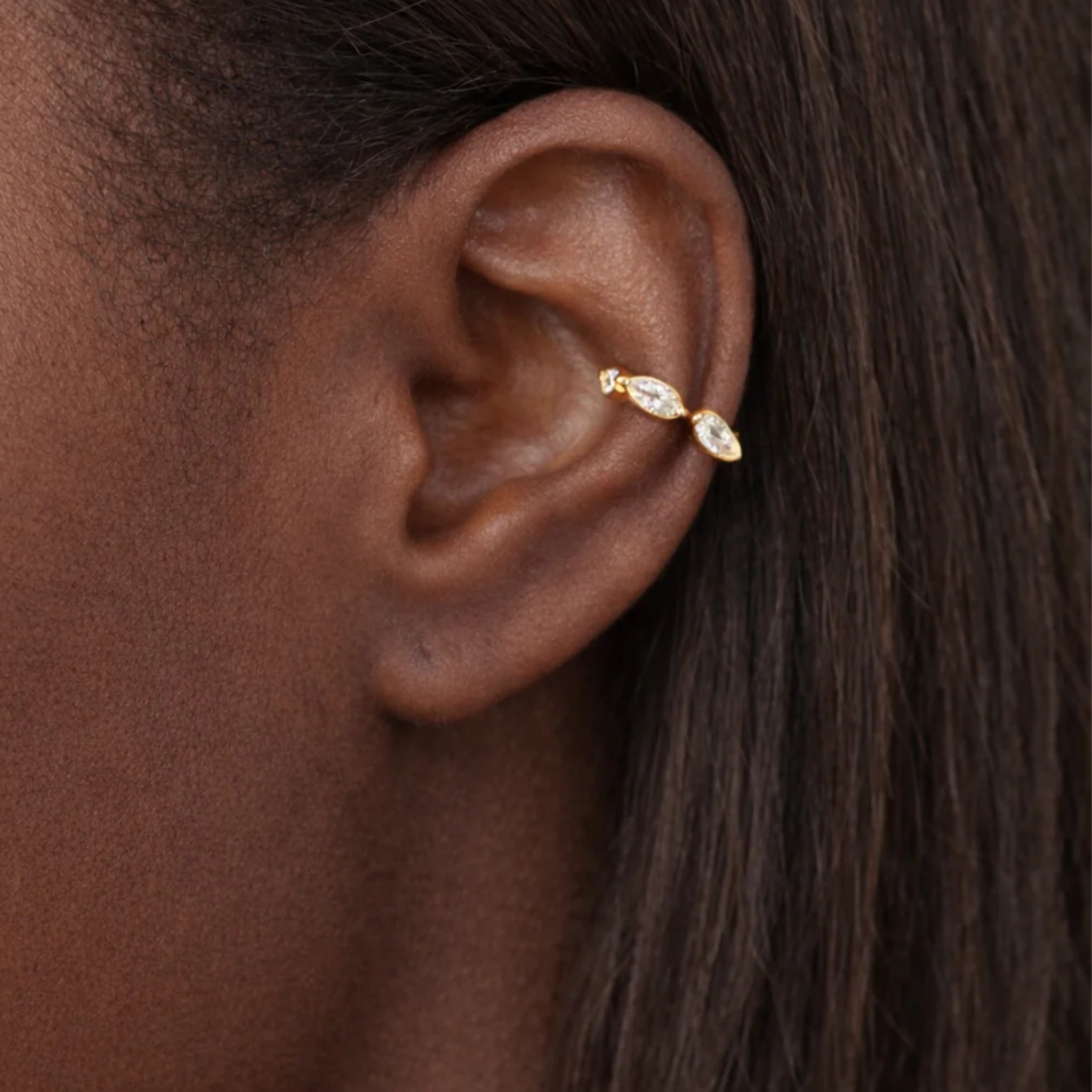 Ear Cuff Tasha Oro - Piedra de Toque