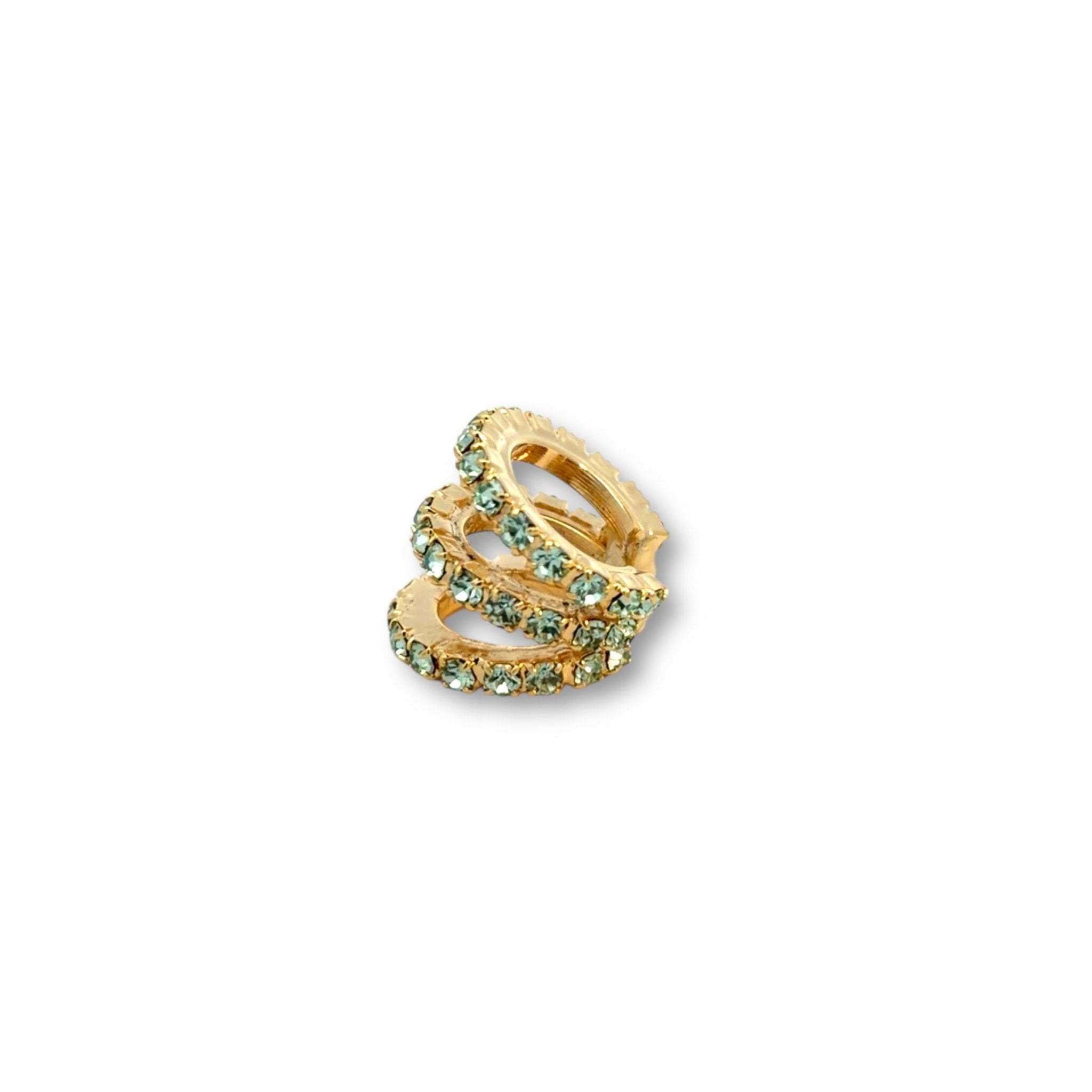 Ear Cuff Triple Crisolito - Piedra de Toque