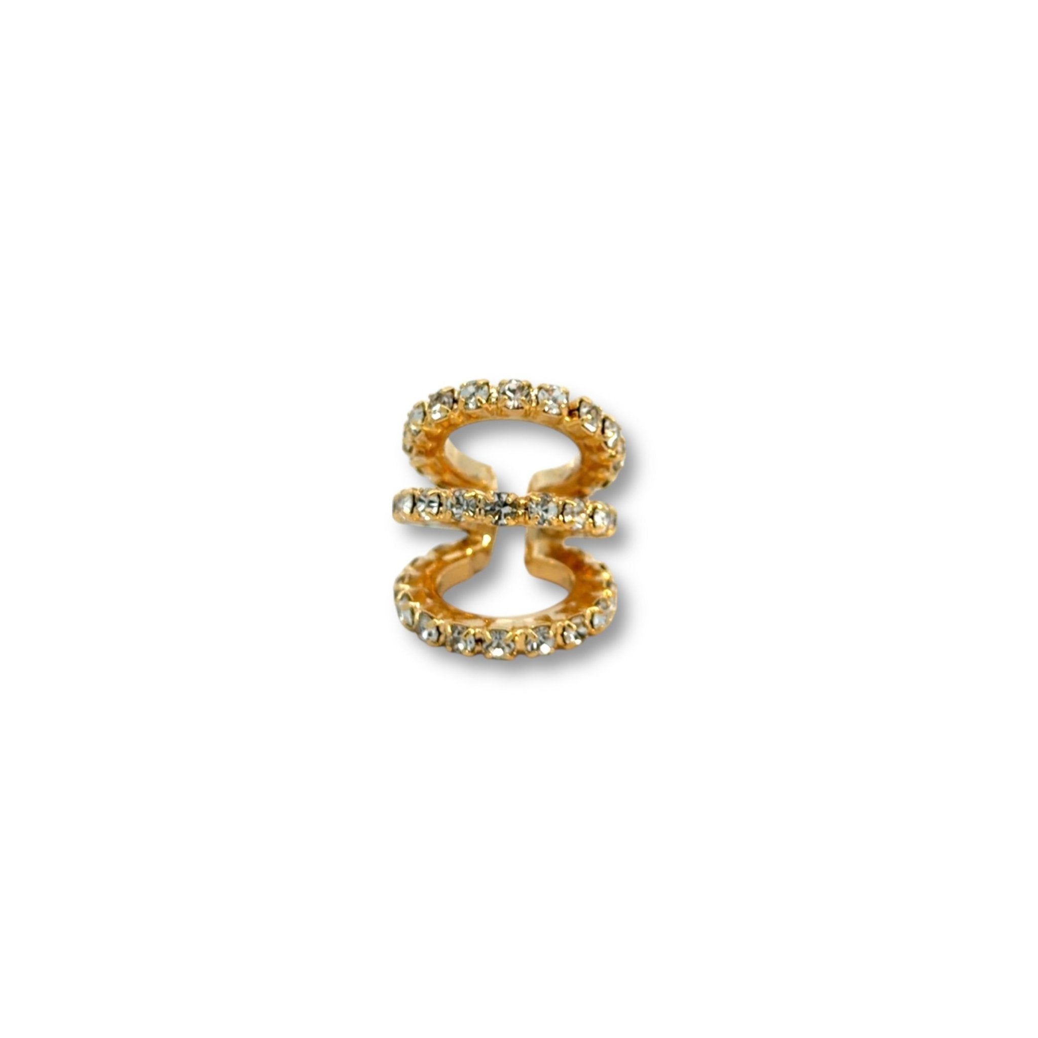 Ear Cuff Triple Cristal - Piedra de Toque