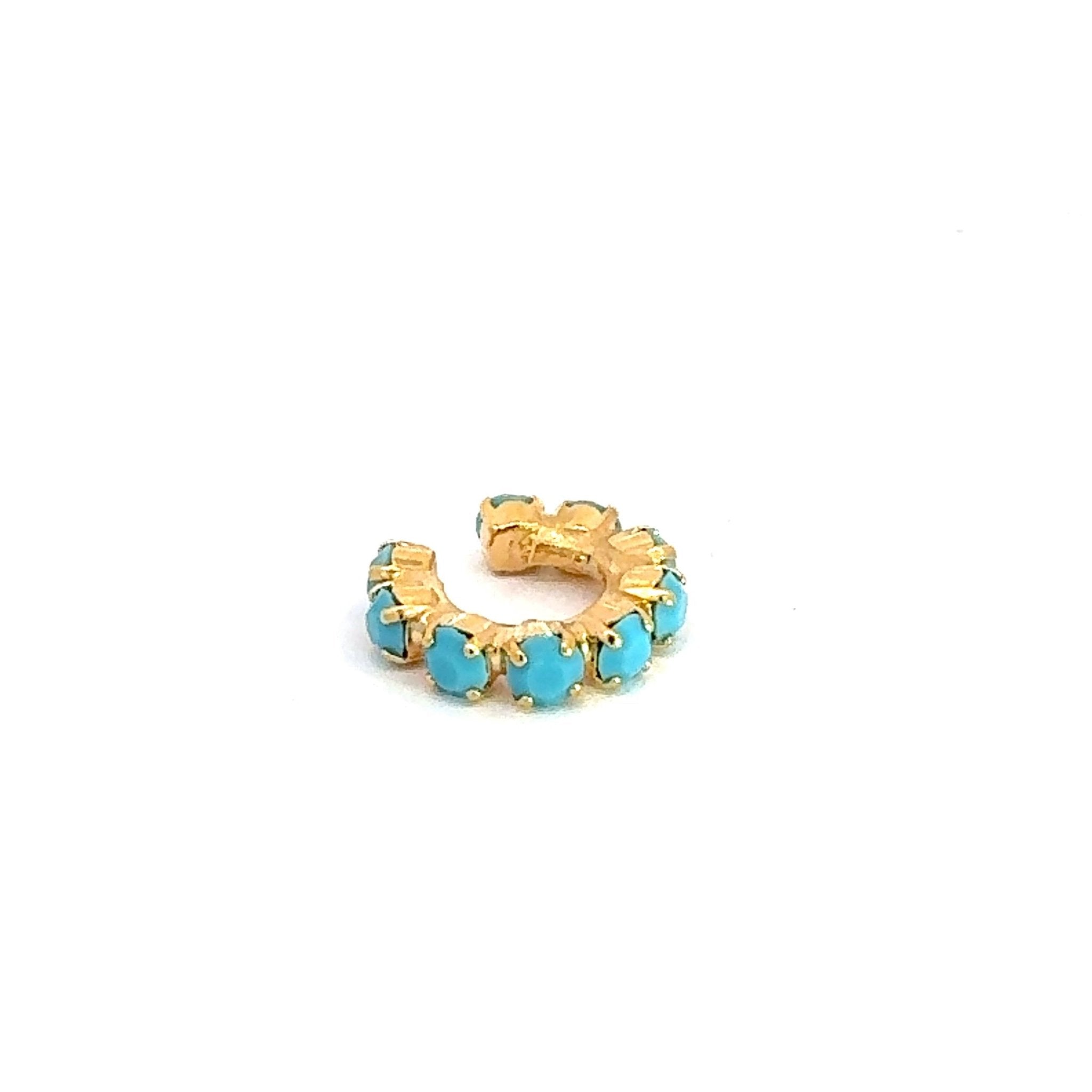 Ear Cuff Turquesas - Piedra de Toque