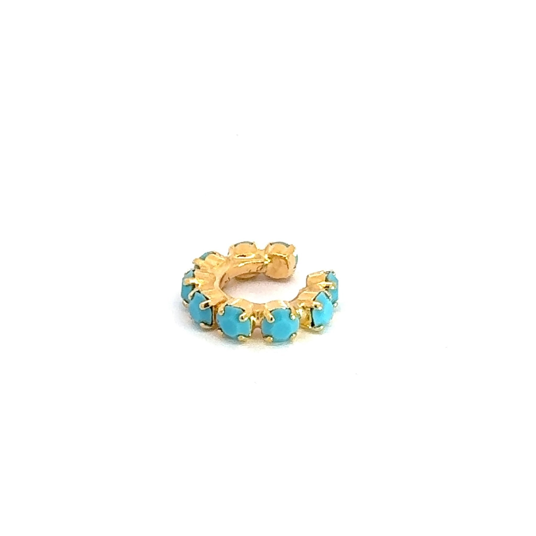 Ear Cuff Turquesas - Piedra de Toque
