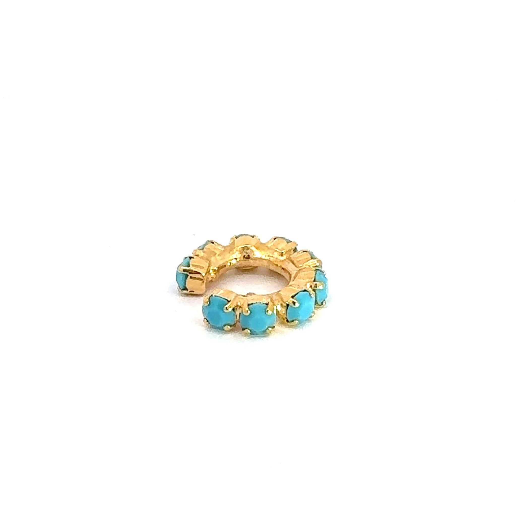 Ear Cuff Turquesas - Piedra de Toque