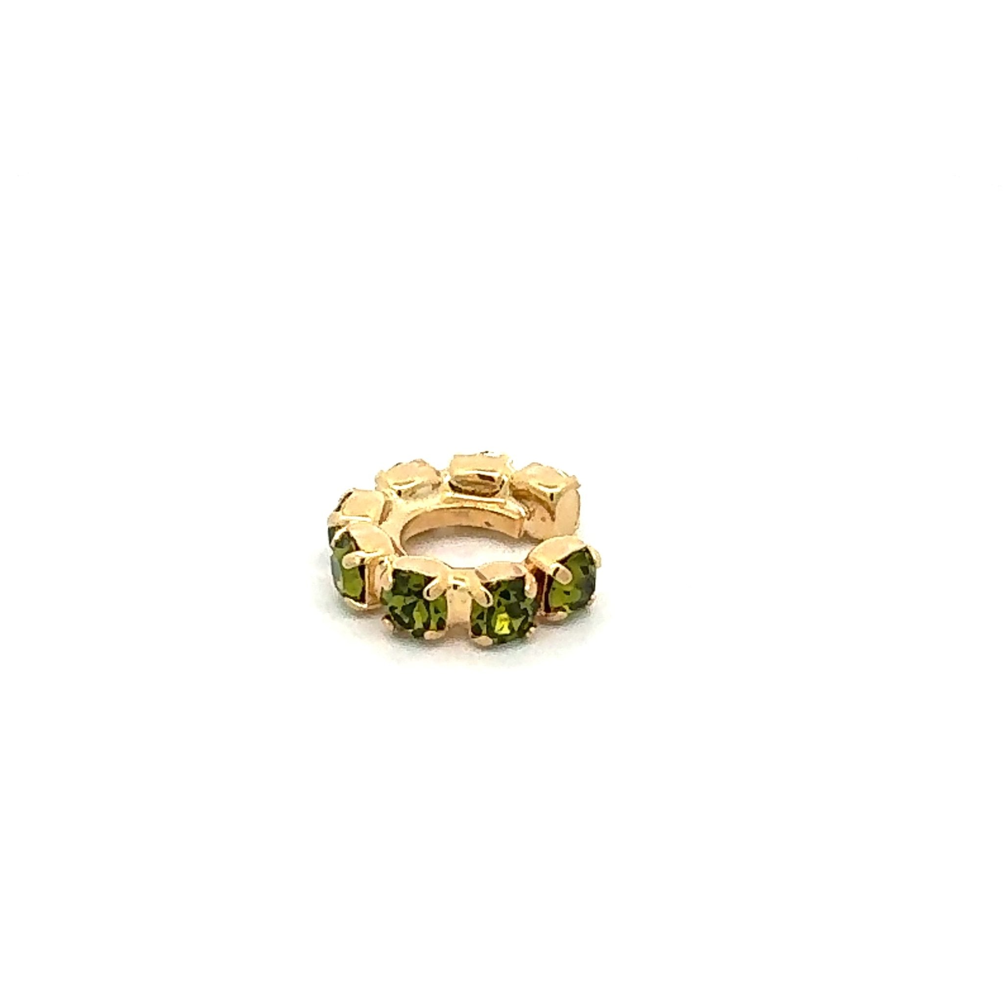 Ear Cuff Verde Oliva - Piedra de Toque