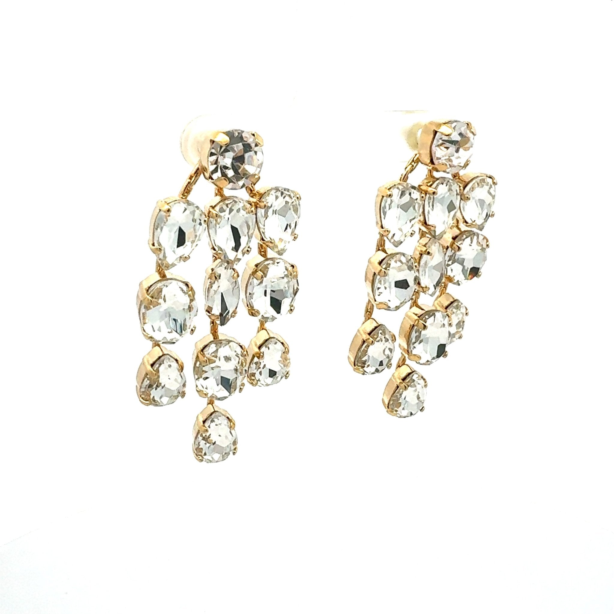 Pendientes Chandelier Cristal - Piedra de Toque