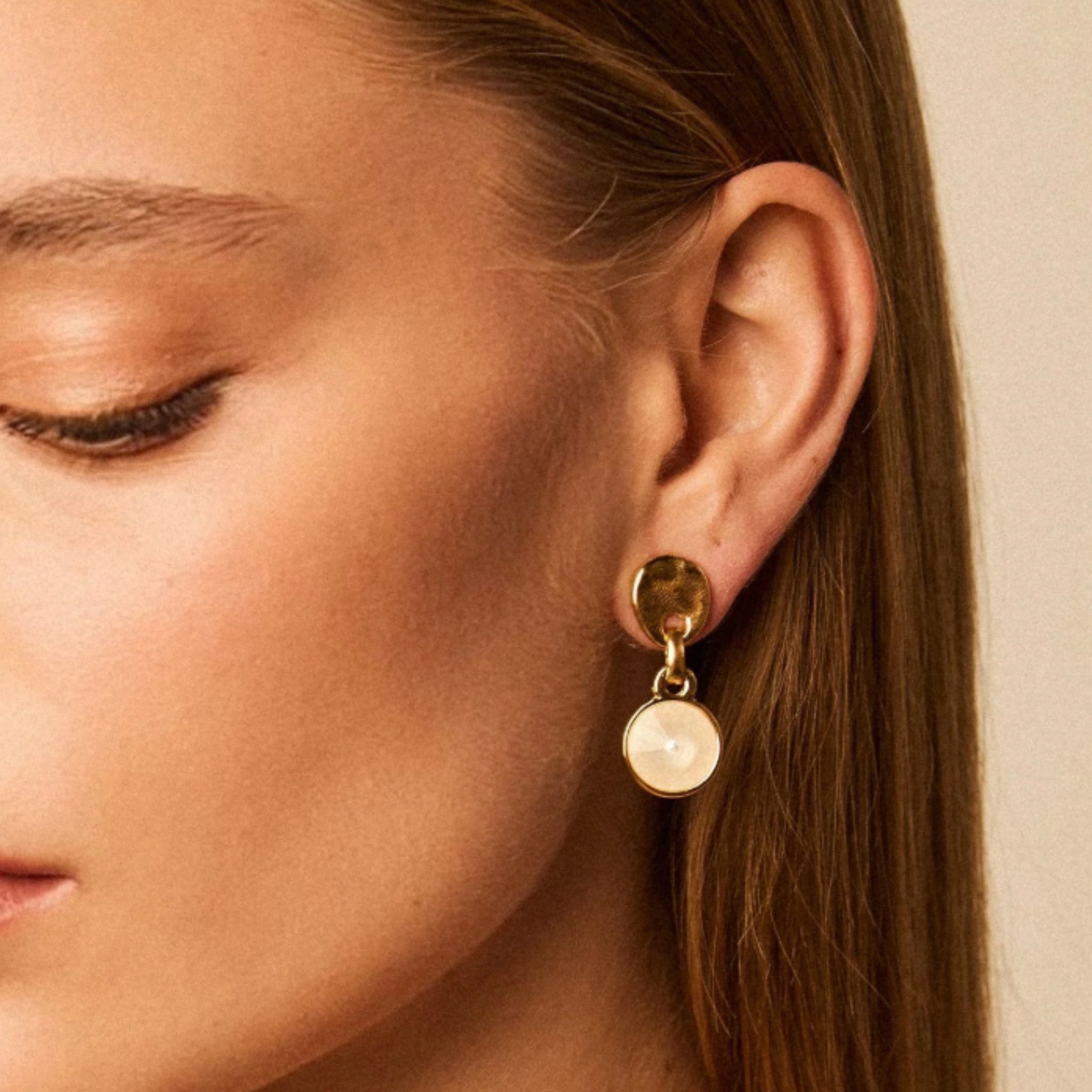 Pendientes Cristal Orquídea - Piedra de Toque