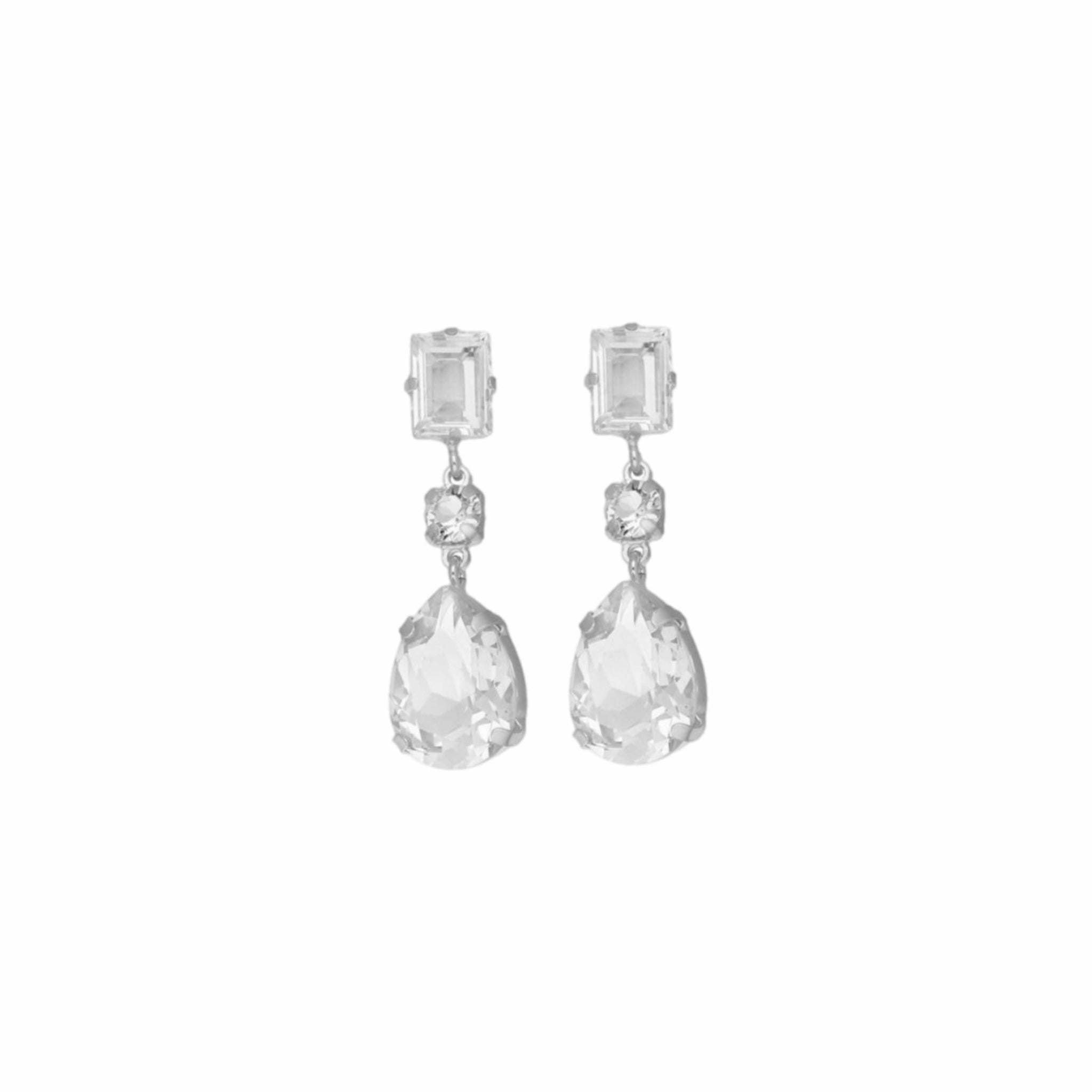 Pendientes Cristal Plata - Piedra de Toque