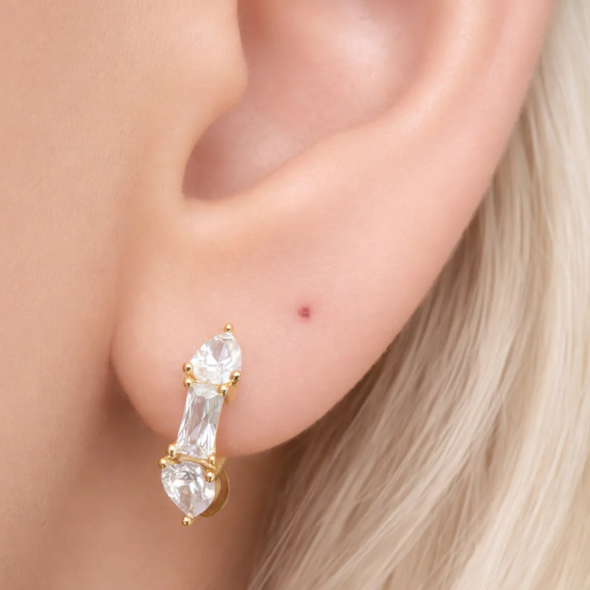 Pendientes de Aro Ivy Oro - Piedra de Toque