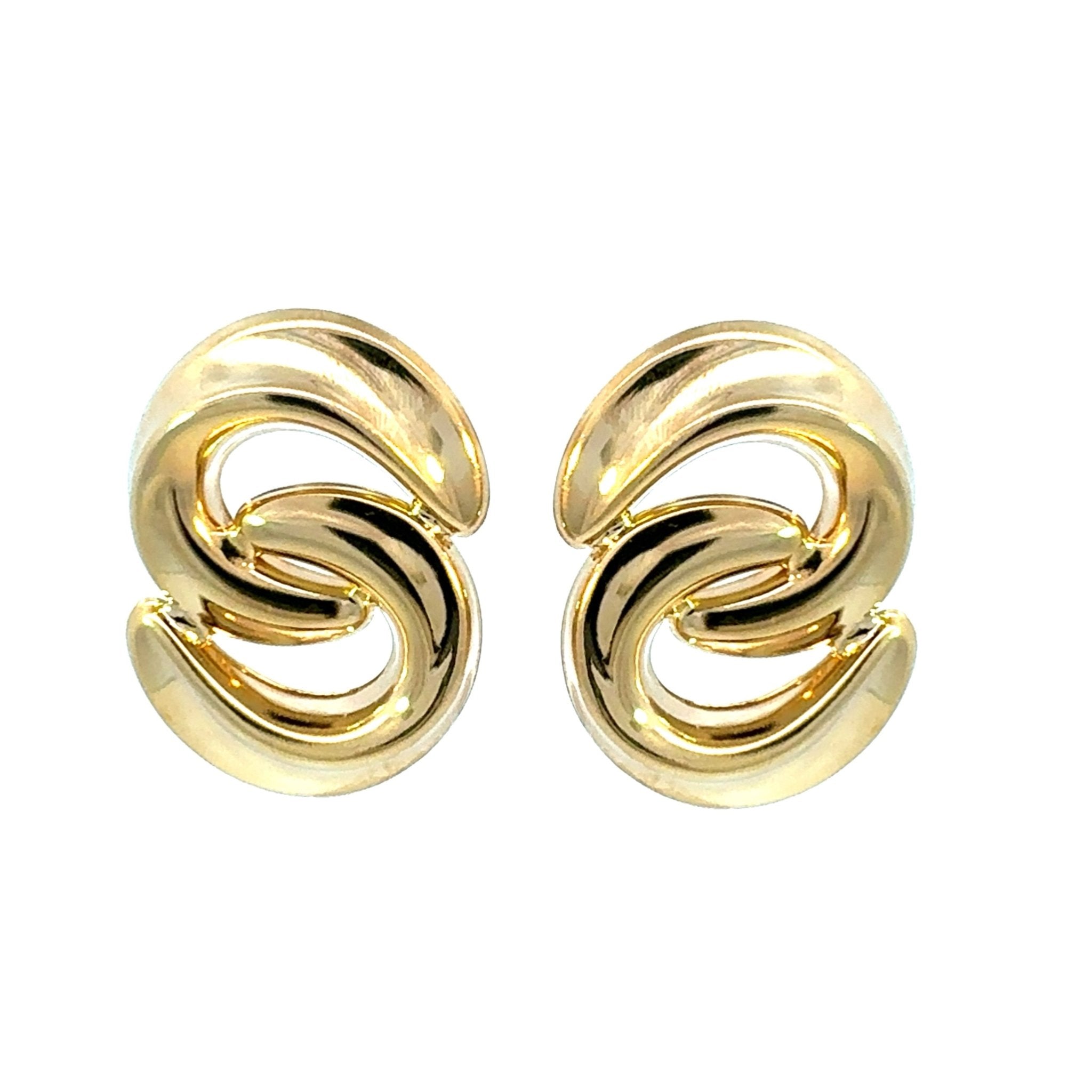Pendientes Espiral Vintage Oro - Piedra de Toque