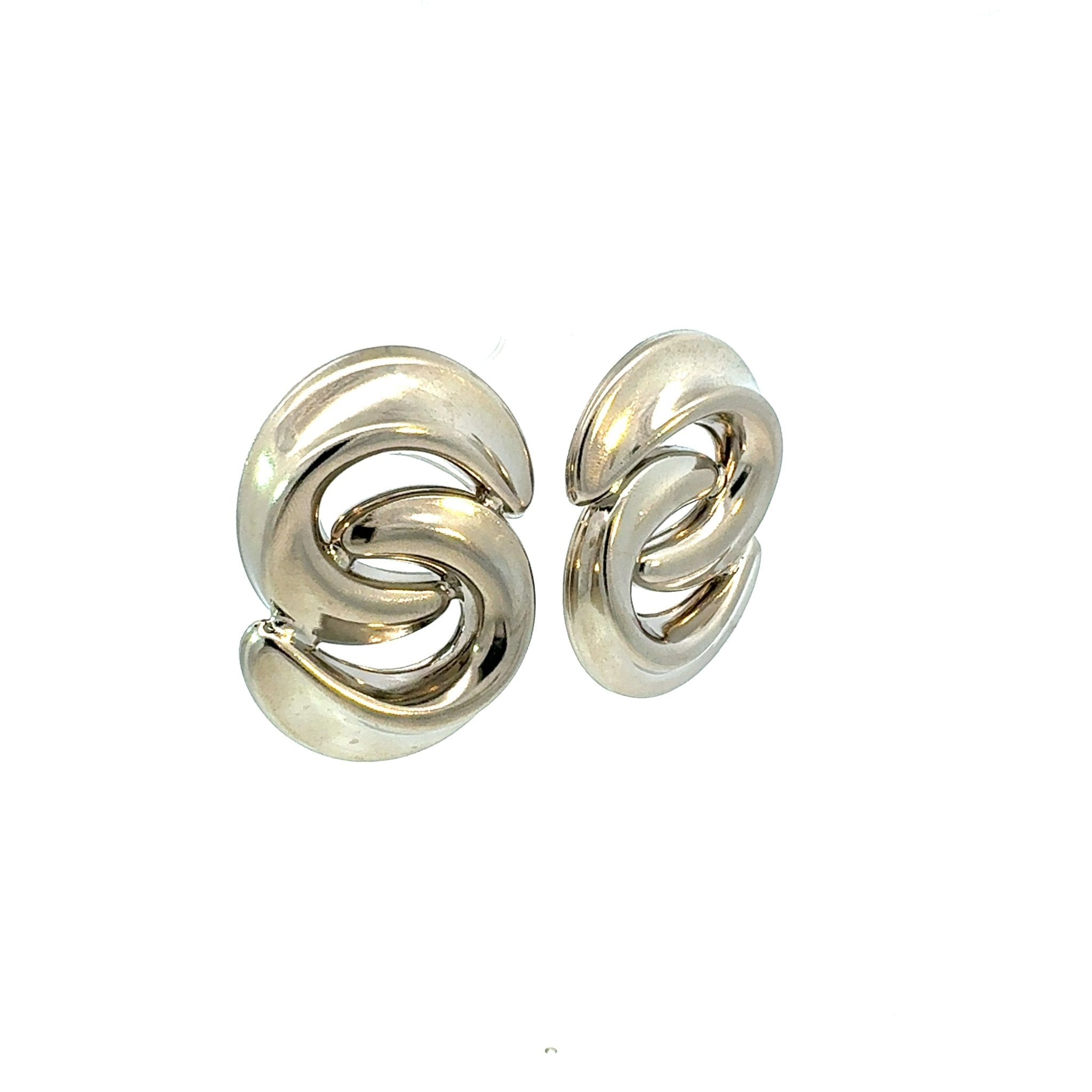Pendientes Espiral Vintage Plata - Piedra de Toque