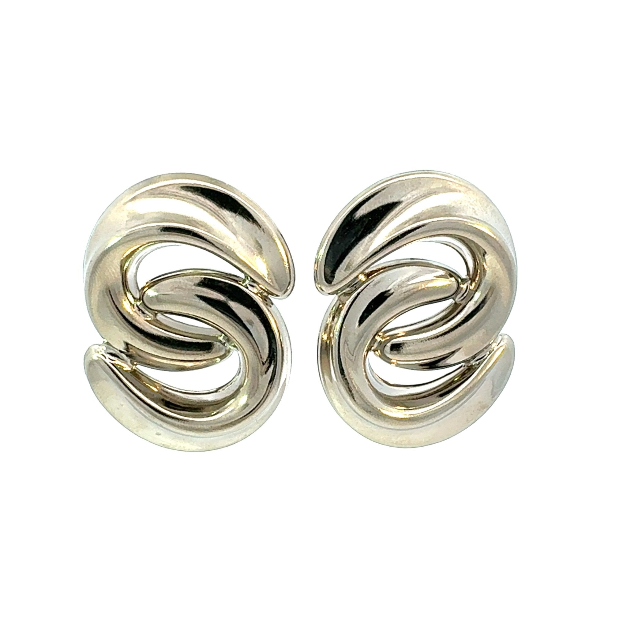 Pendientes Espiral Vintage Plata - Piedra de Toque