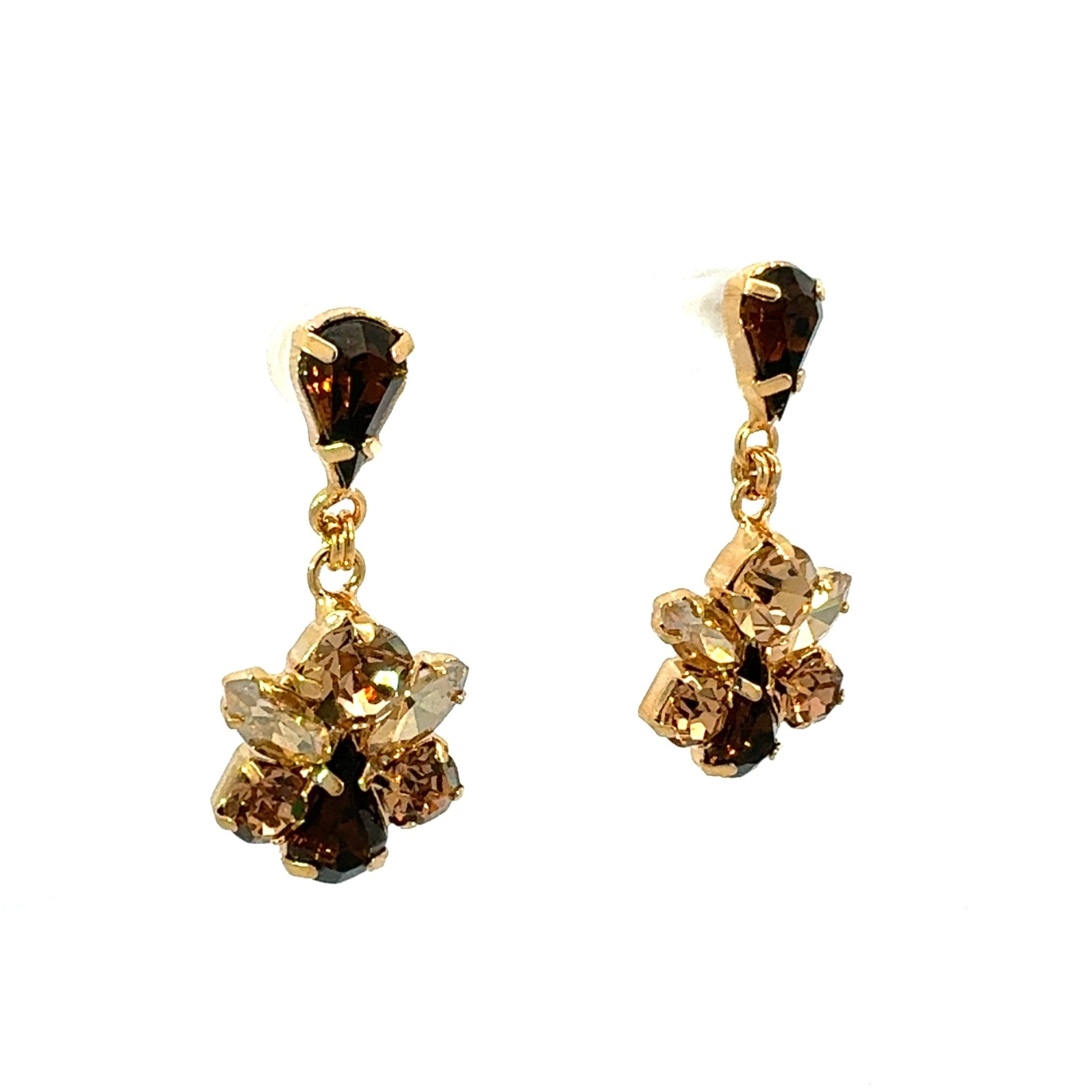 Pendientes Gota Mocha Mousse - Piedra de Toque