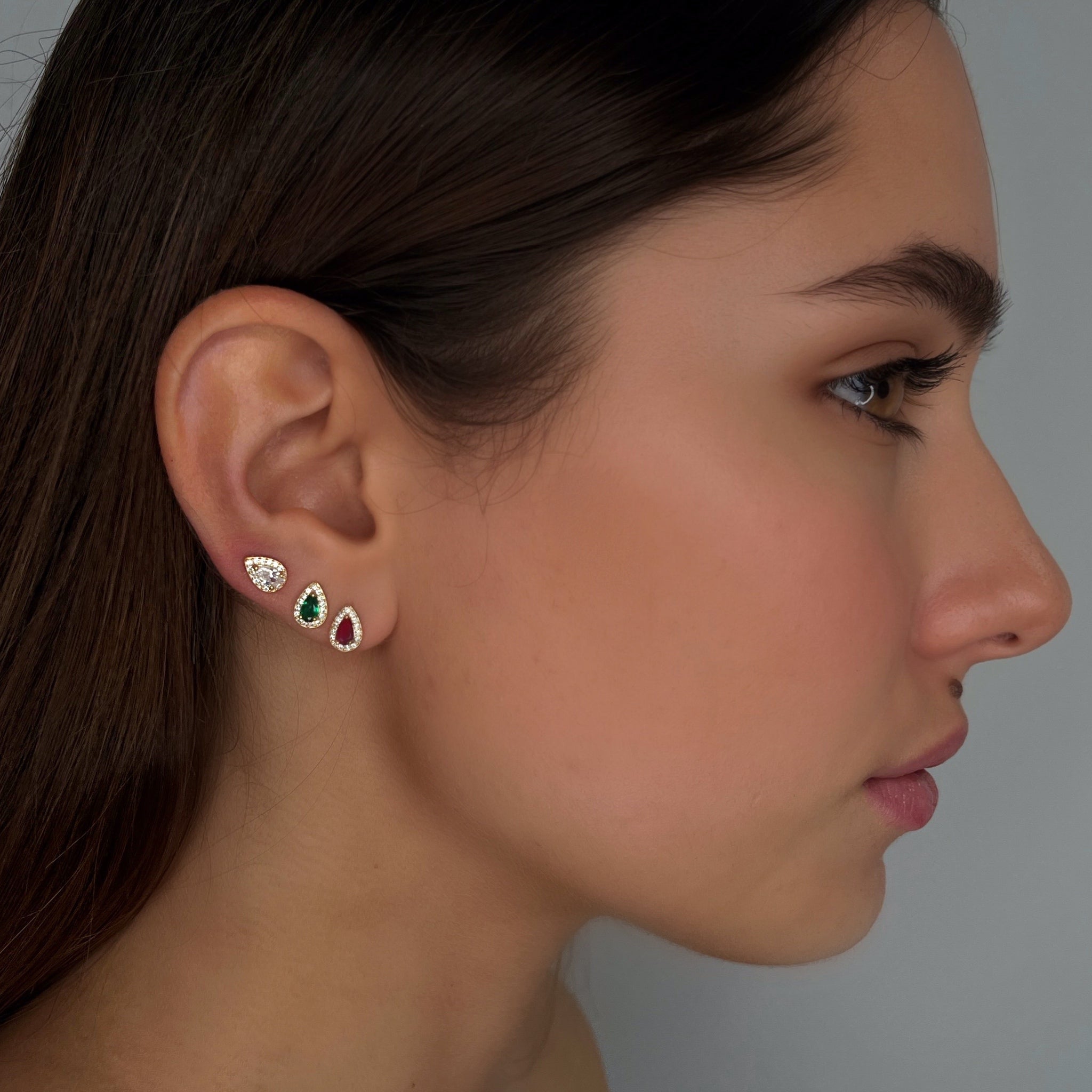 Pendientes Gota Zafiro Plata - Piedra de Toque