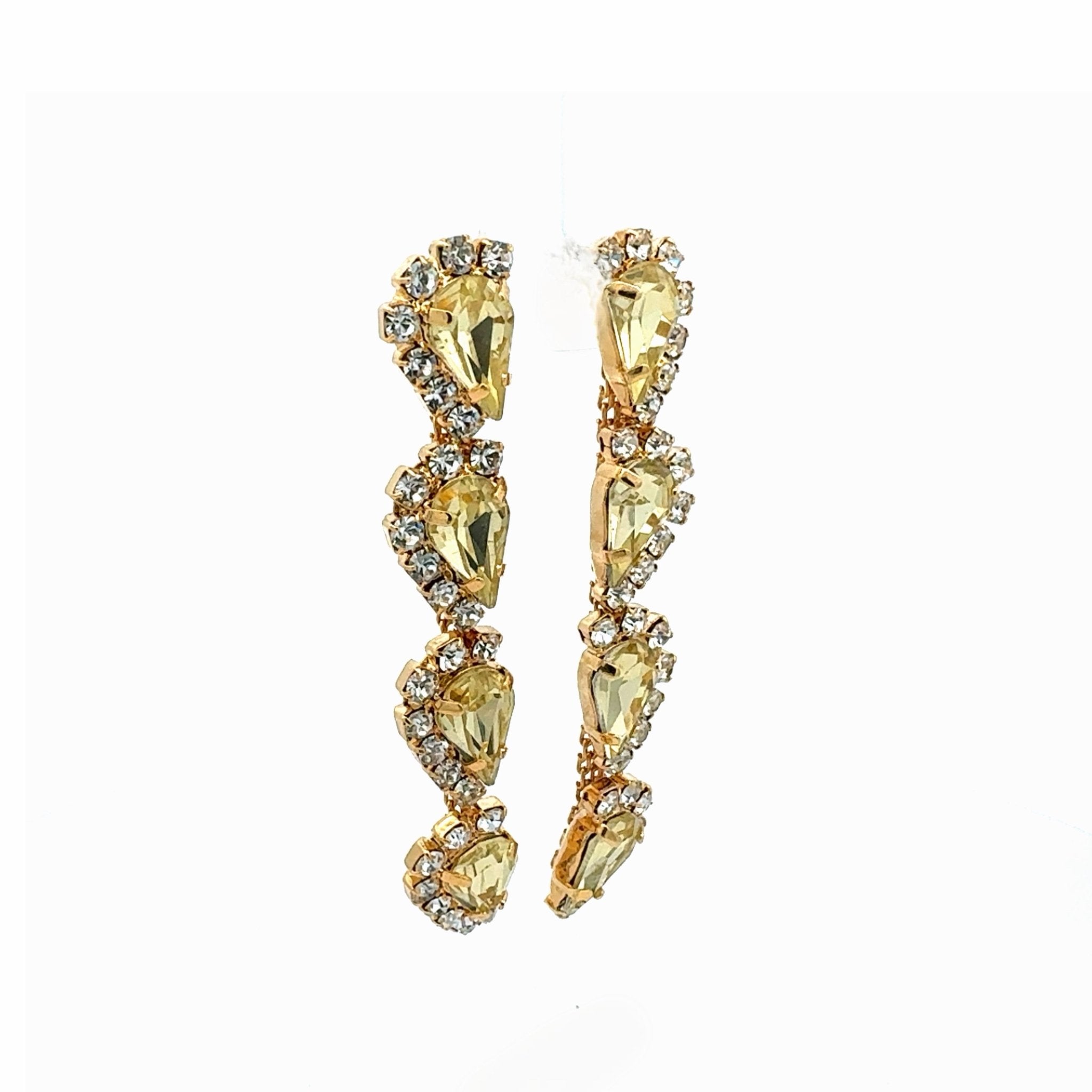 Pendientes Gotas Largas Jonquil - Piedra de Toque