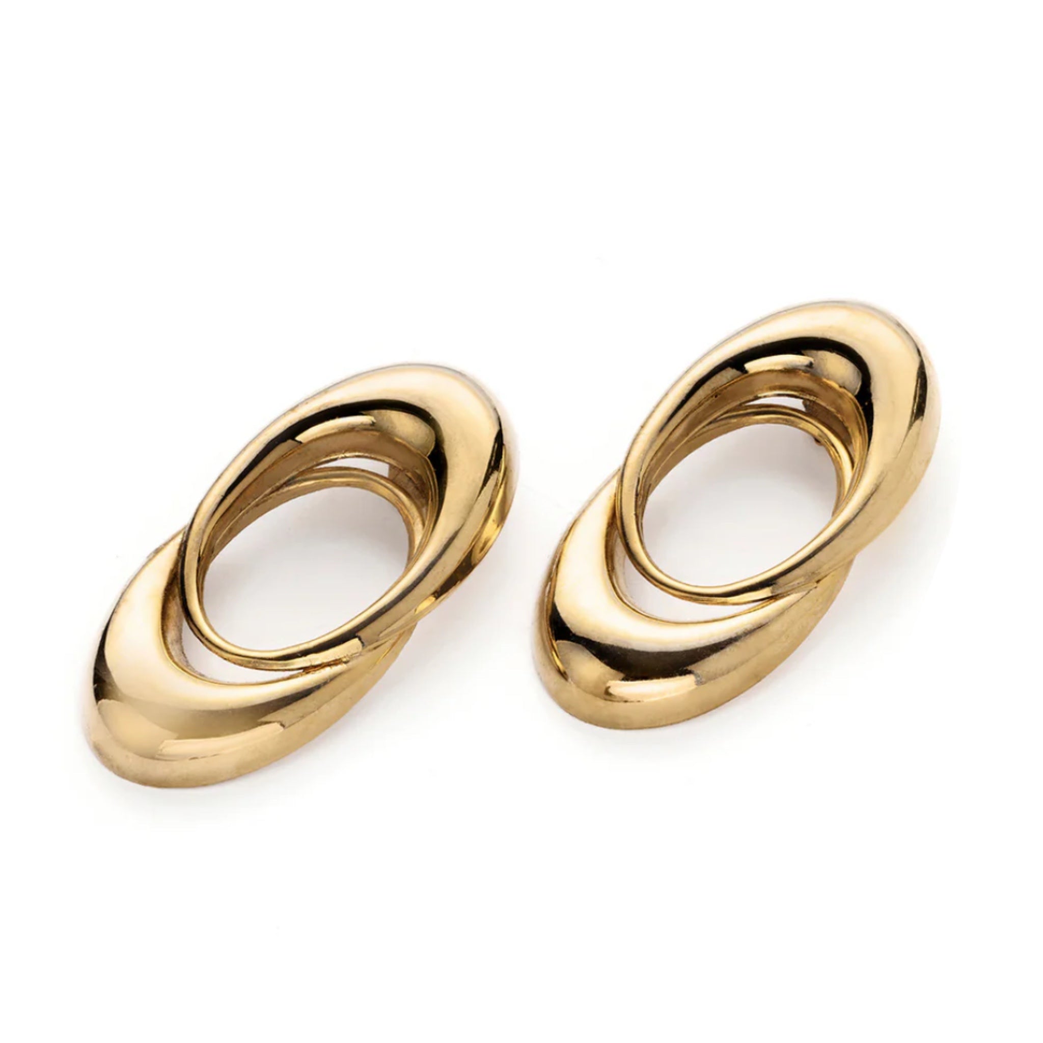 Pendientes Ondas Doradas - Piedra de Toque