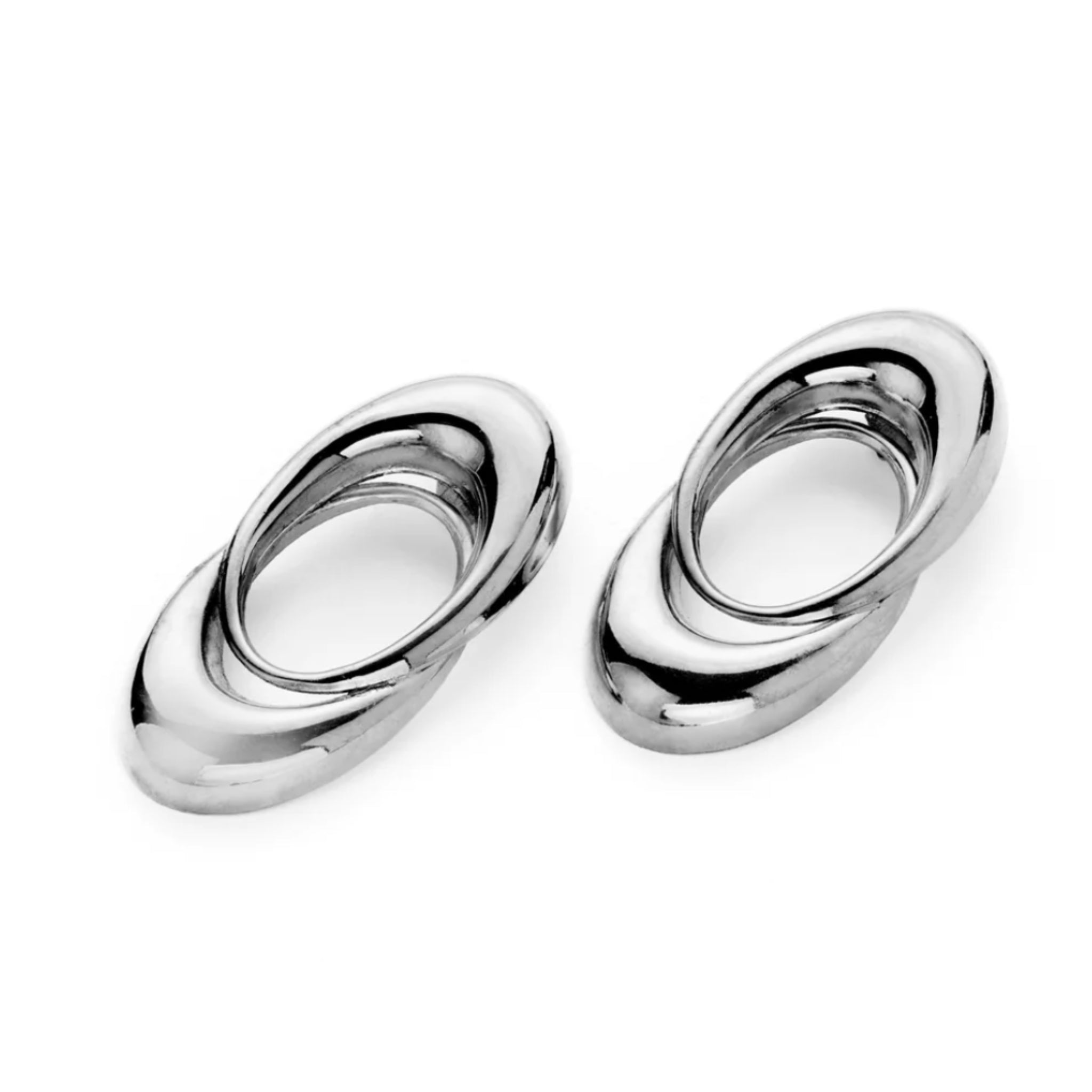 Pendientes Ondas Plata - Piedra de Toque