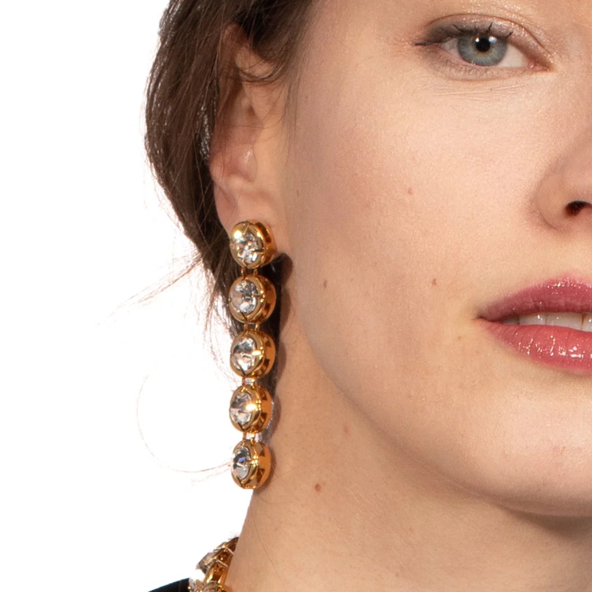 Pendientes Riviere Plata - Piedra de Toque