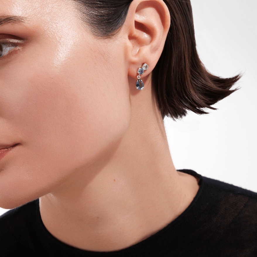 Pendientes Trío Azul Noche - Piedra de Toque