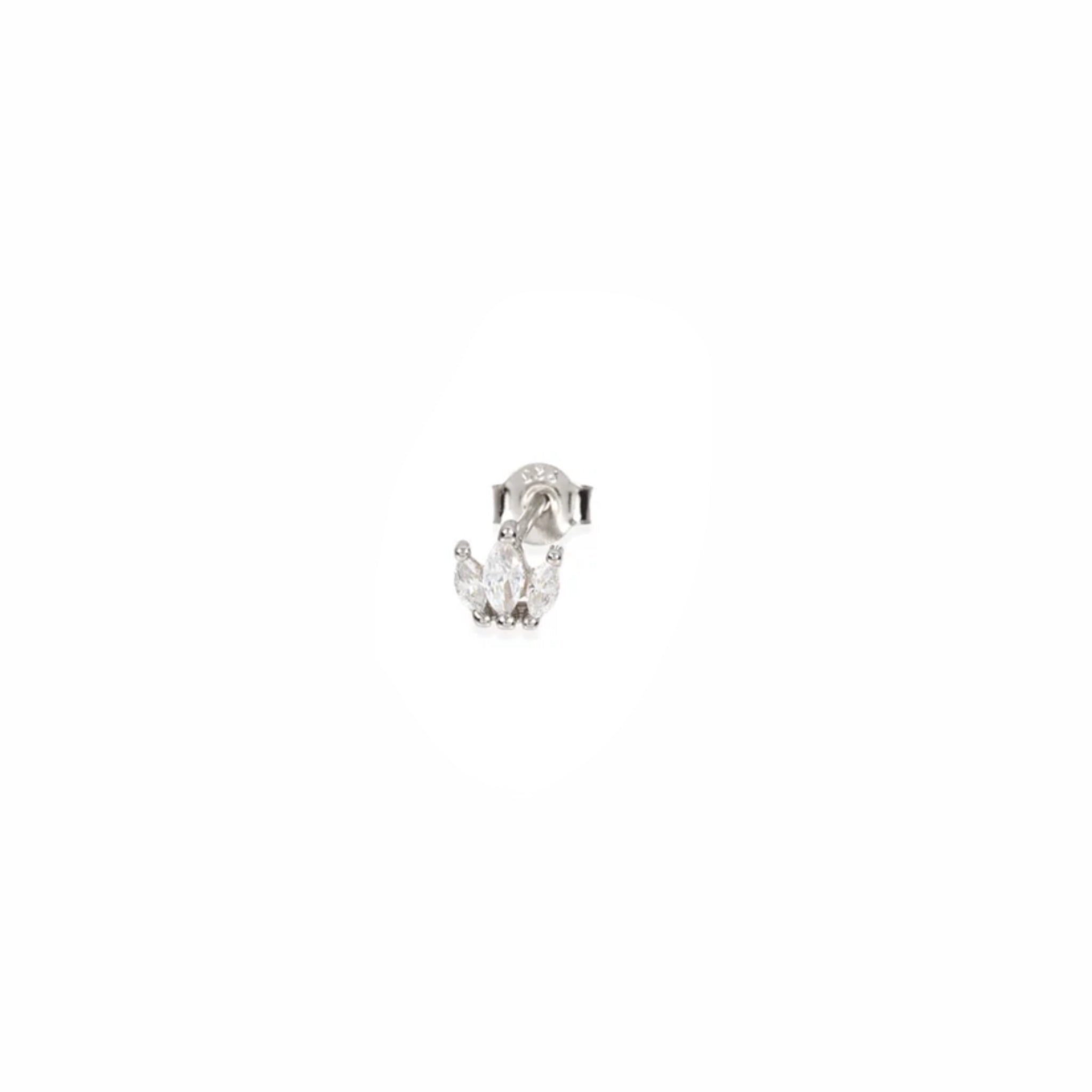 Piercing Triple Marquesas Plata - Piedra de Toque