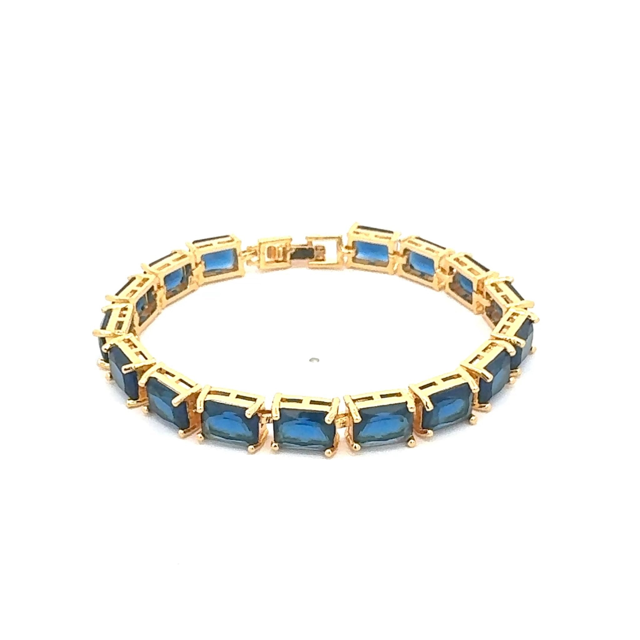 Pulsera Circones Azules - Piedra de Toque