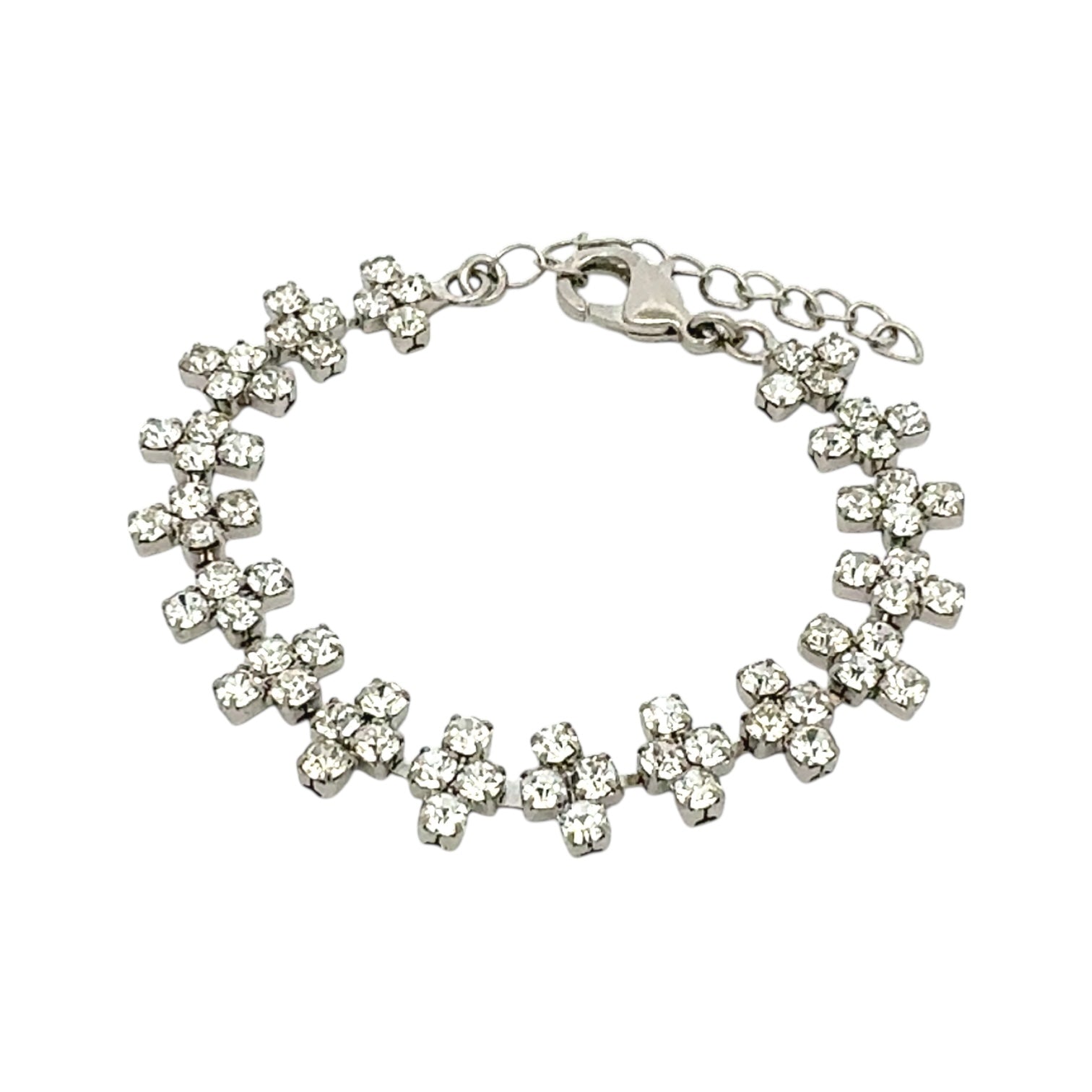 Pulsera Cristales Plata - Piedra de Toque