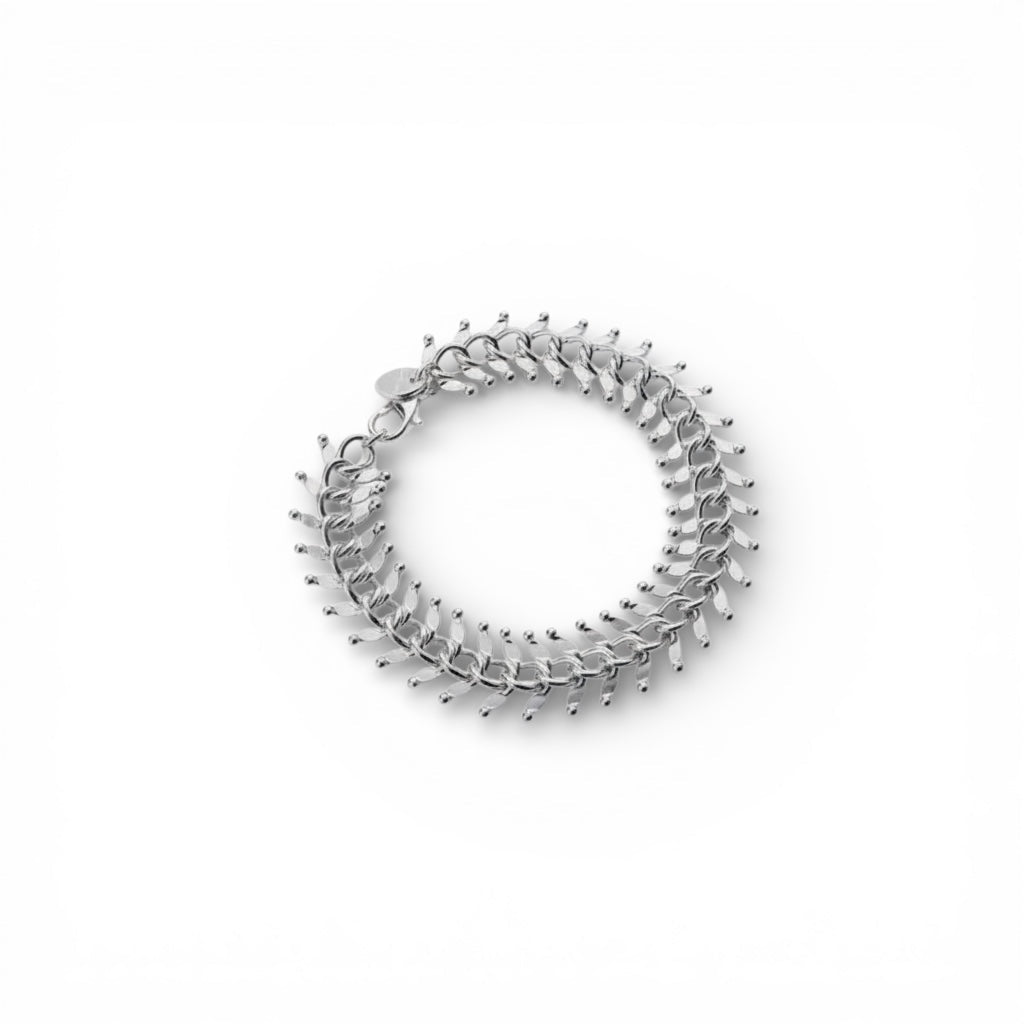 Pulsera Pinchos Plata - Piedra de Toque