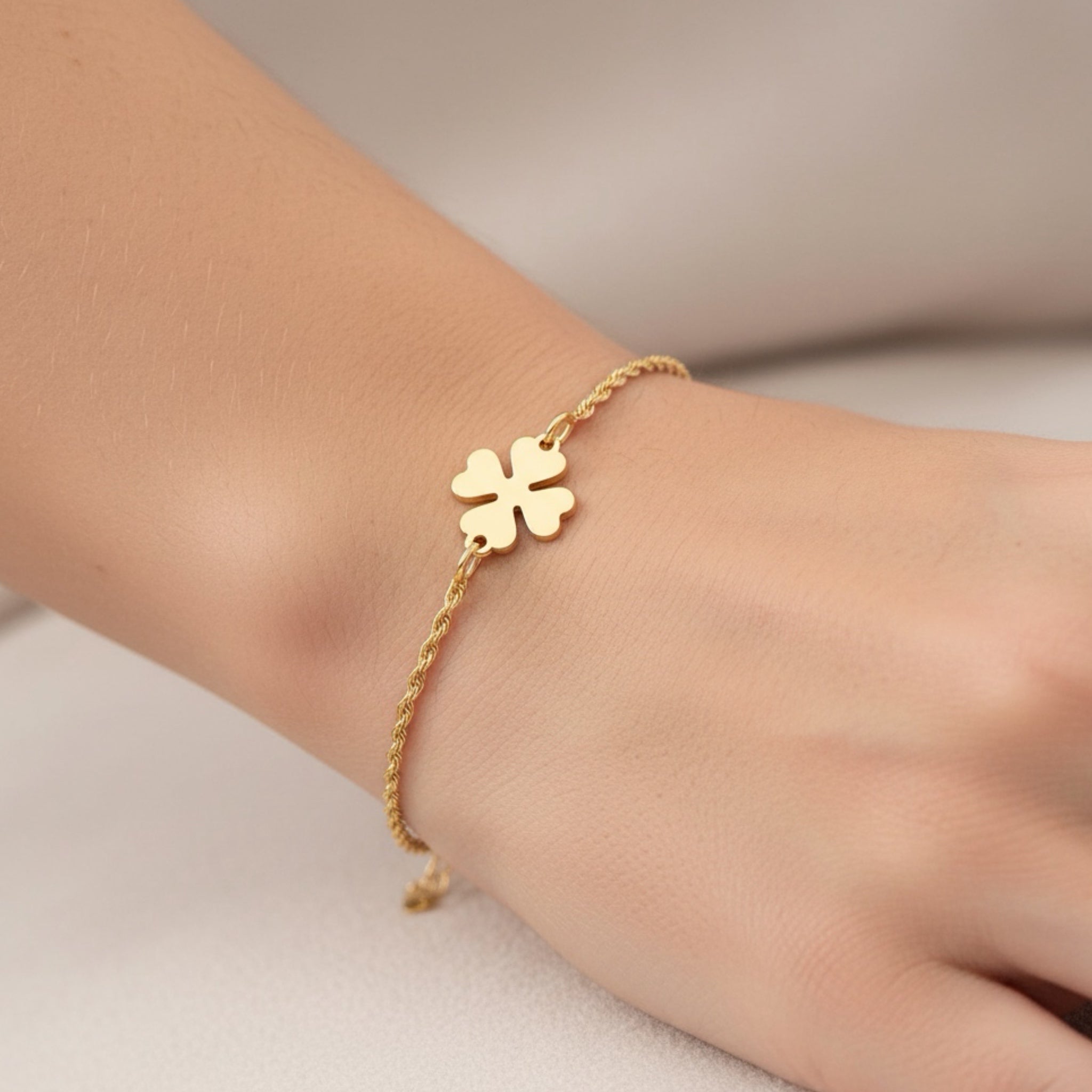 Pulsera Trébol - Piedra de Toque